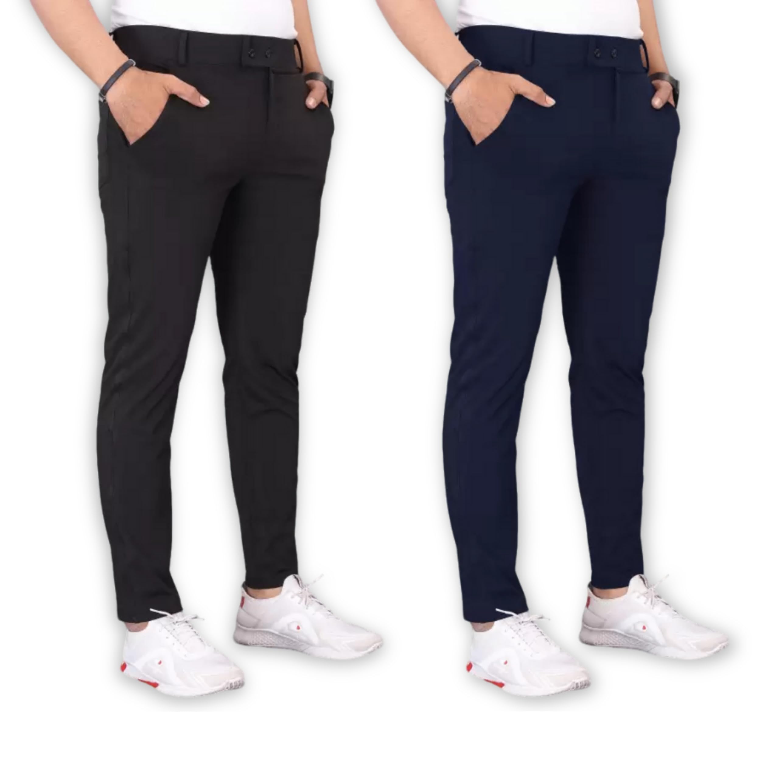nuremburgs Men's Stylish Slim Fit Trousers for Office and Casual Wear | Versatile Men's Trousers | Ideal for Formal Events and Everyday Casual Wear-picture-23