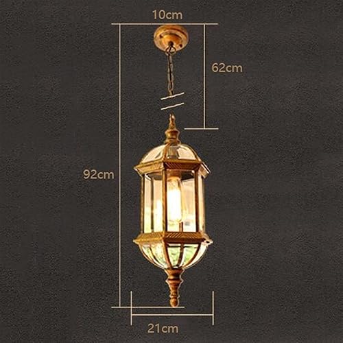 Miniatura 5 de Candeleros, Al Aire Libre Al Aire Libre de Vidrio Claro, Colgante, Aluminio E27 Patio Exterior Patriz de Colgantes Patio Patriz Rural Linterina de
