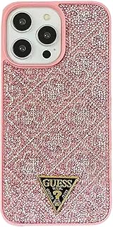 جراب آيفون فاخر بلينج دايموند من نكست ستور - متوافق مع آيفون 13 - جراب أنيق وواقي من البولي يوريثين المقاوم للحرارة مع حواف لامعة وحماية ضد الصدمات (وردي)