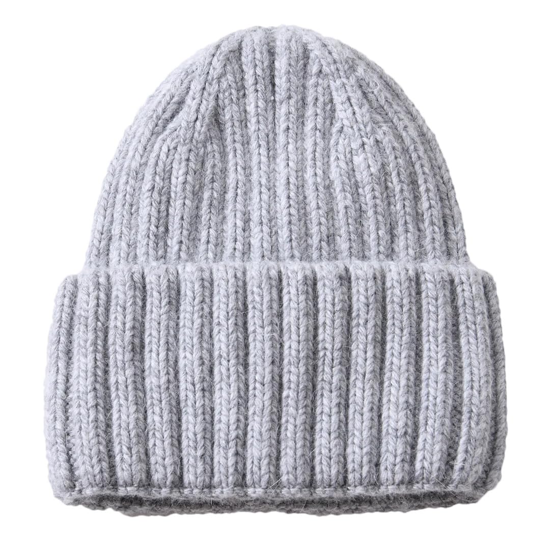 Gorros De Invierno Para Niños, Gorro Grueso De Satén De Cachemira Para Niño, Gorro Cálido De Otoño Para Niña, Gorro Informal De Color Sólido