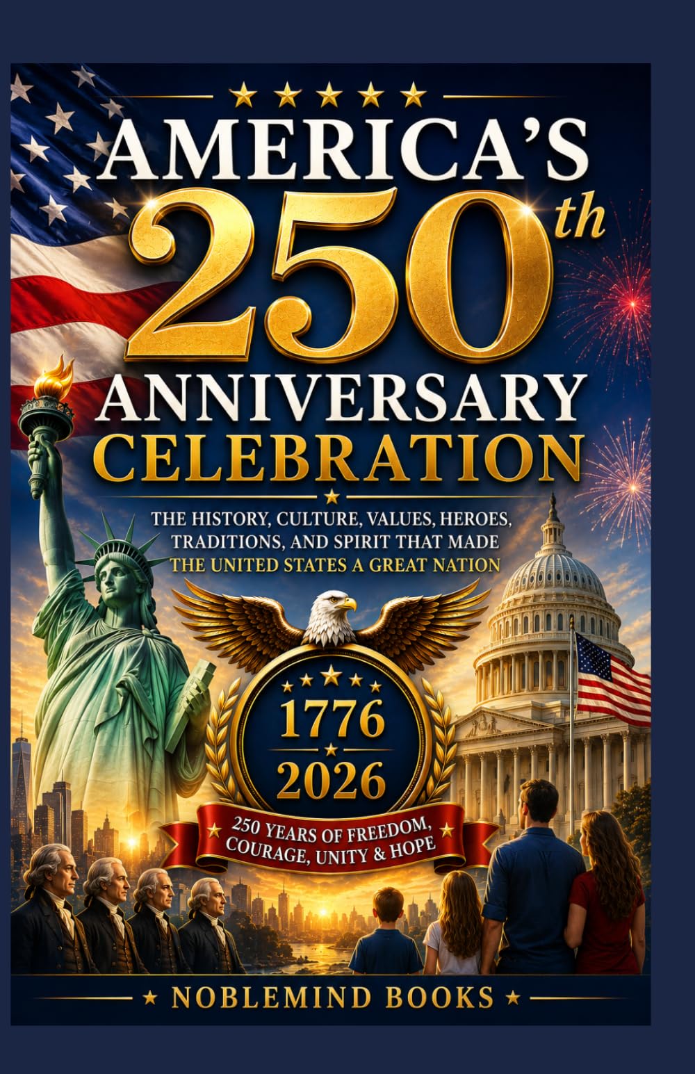 America’s 250th Anniversary Celebration: The History, Culture, Values, Heroes, Traditions, and Spirit That Made the United States a Great Nation
