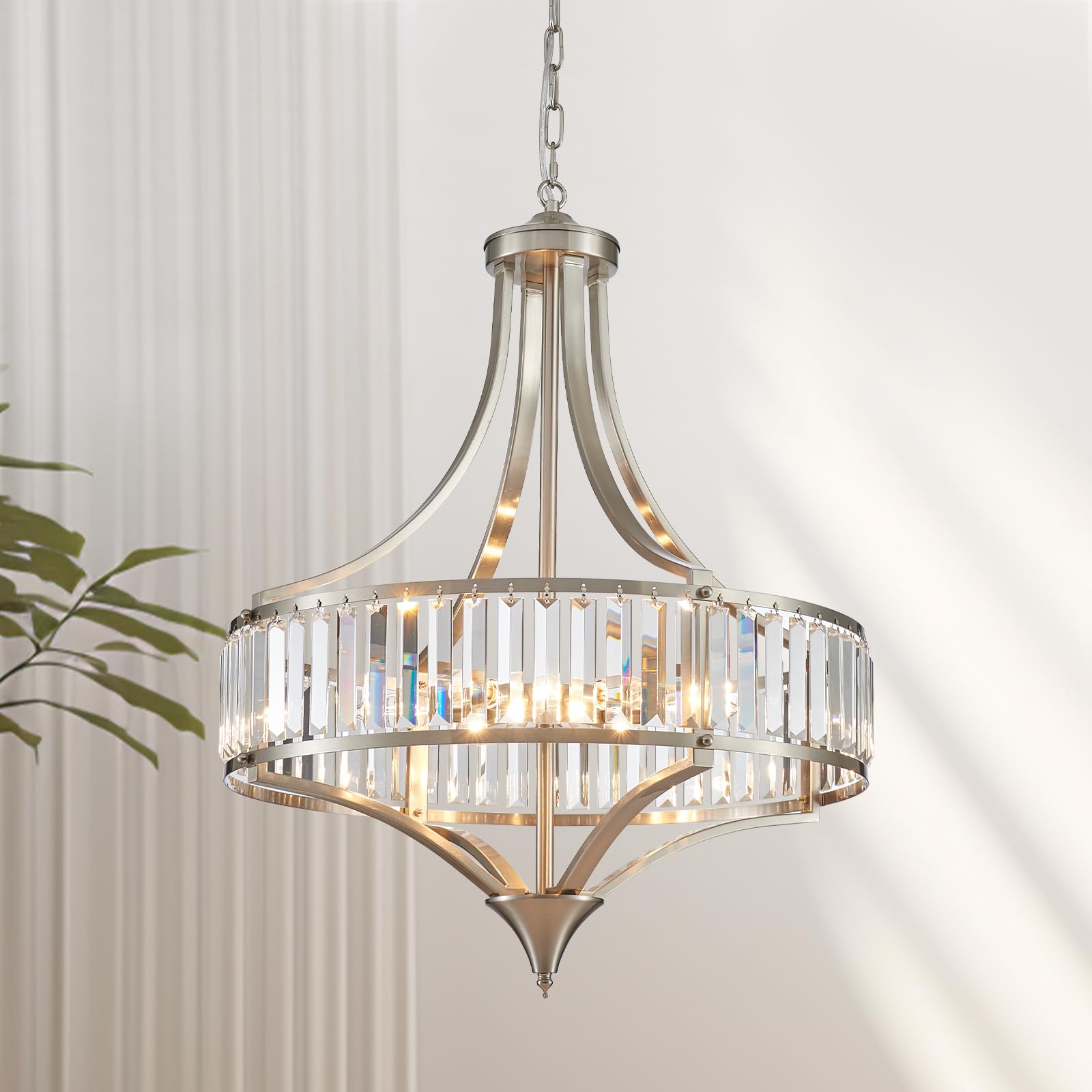 Photo 1 of XINGQI 6-Light Crystal Chandelier