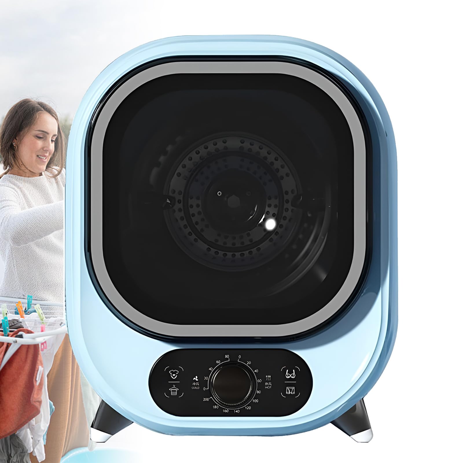 Sèche-linge électrique portable pour sécher rapidement vos vêtements en voyage et studio