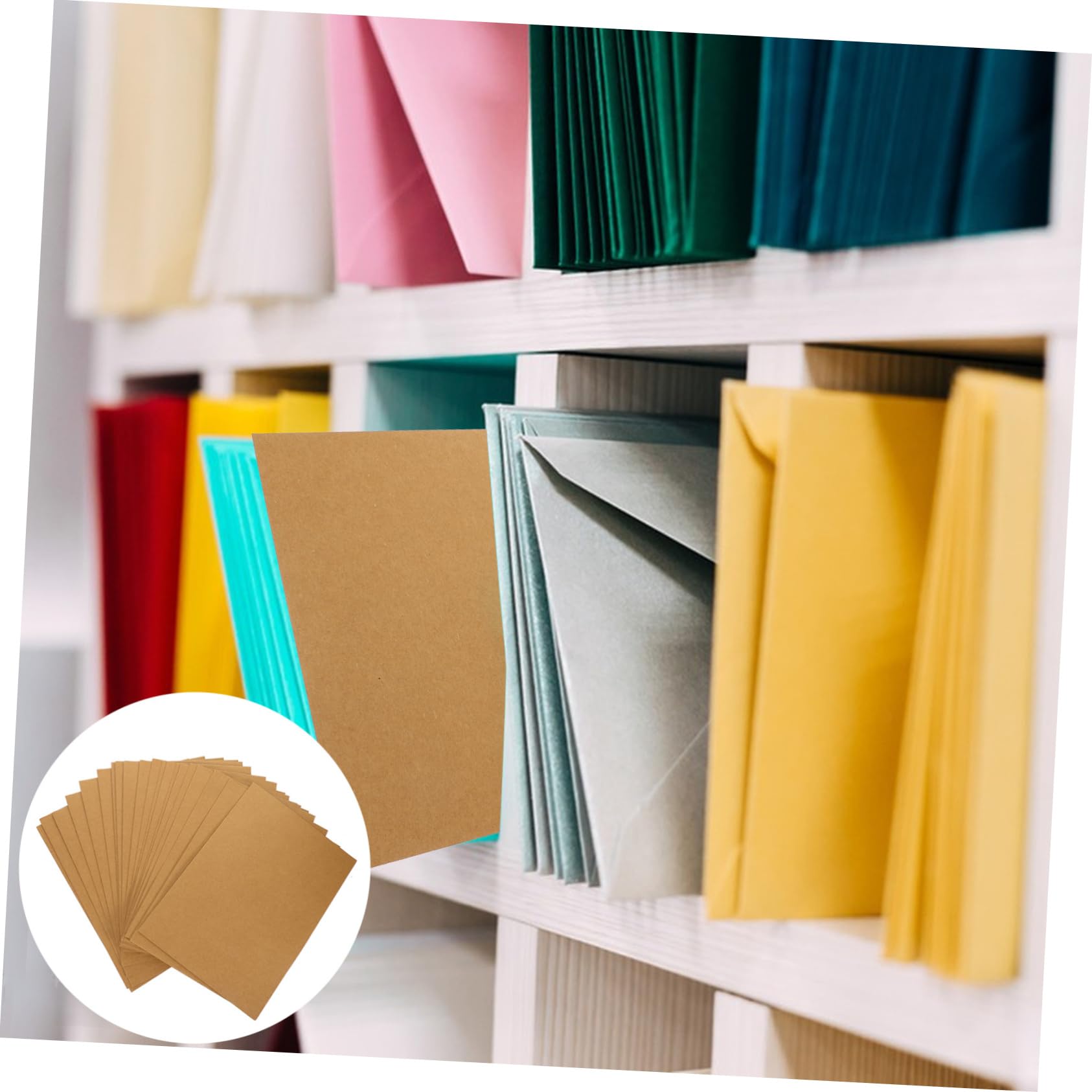 Schnellhefter A4 Pappe aus Kraftpapier Beschreibbar und Robust Dokumentenmappe für Büro und Geschäft 20 Stück Packung