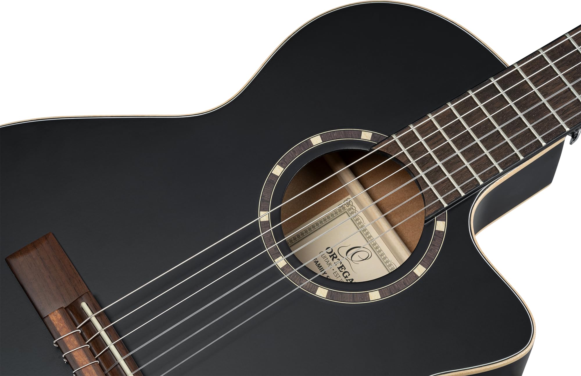 Ortega RCE125SBK-3/4 - Guitarra clásica (3/4)
