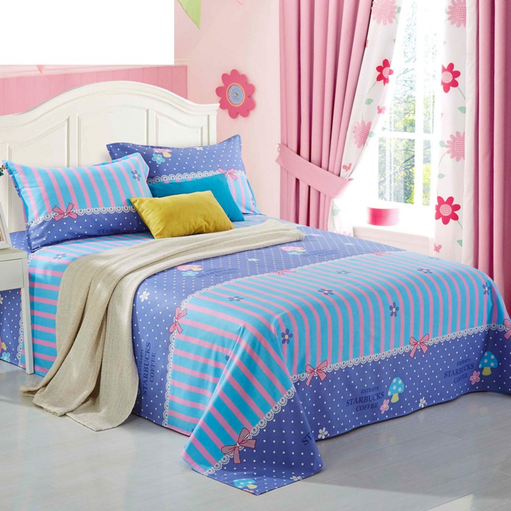Toile de lin coton sergé drap double 250x230cm pour lit simple ou double