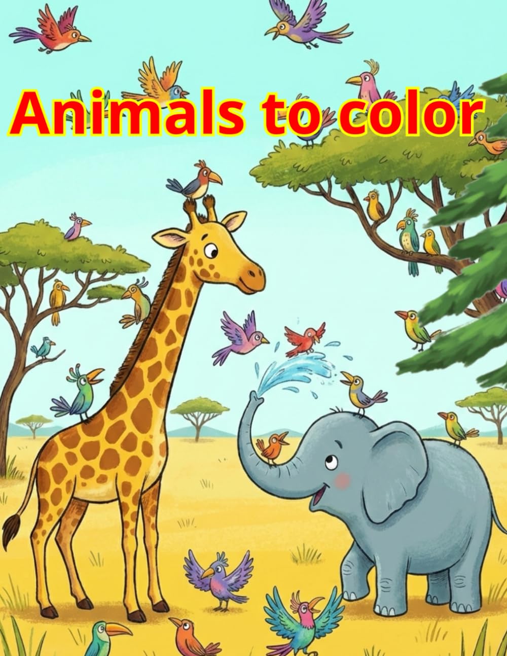 Animals to color: Animals to color and use your imagination.