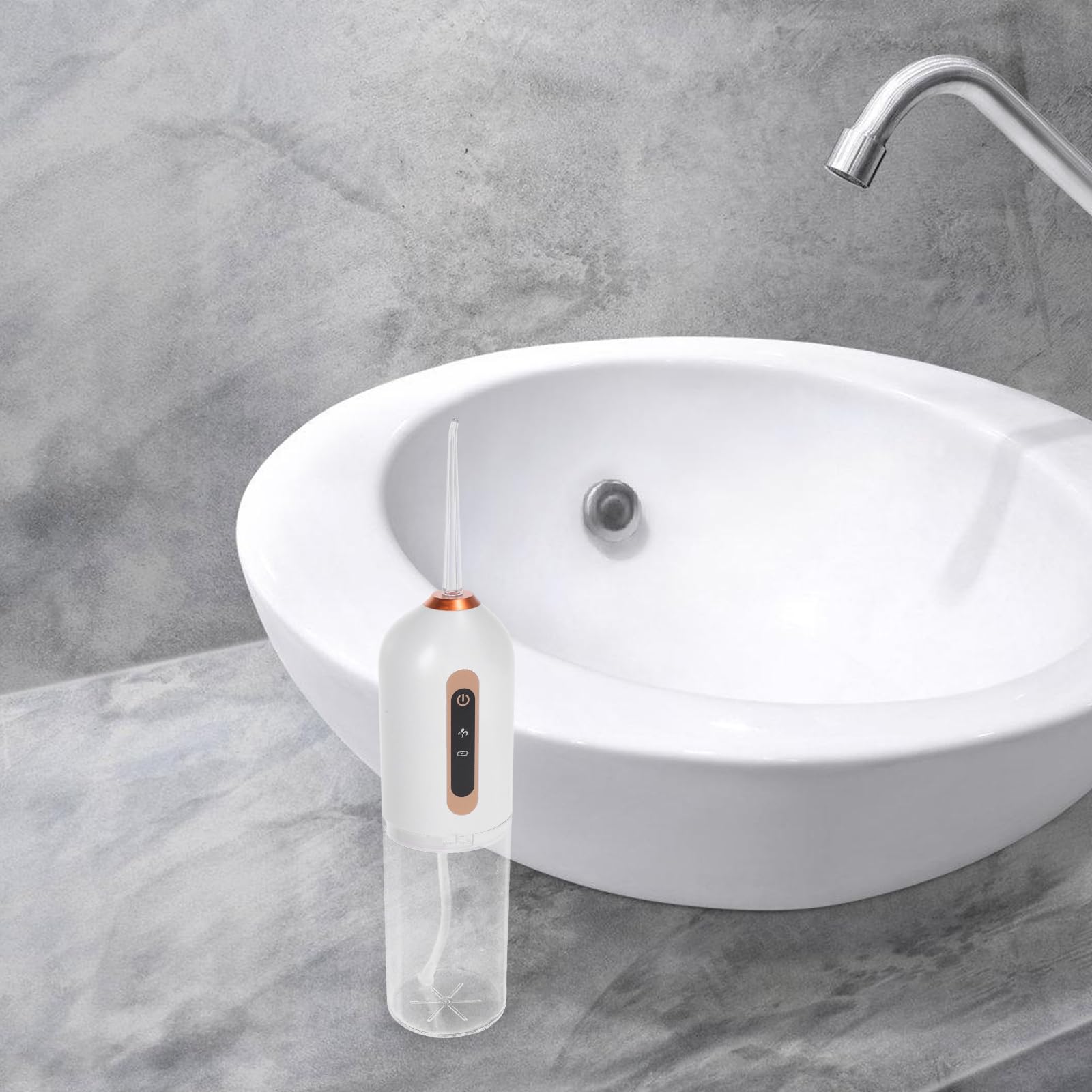Mini Irrigador Bucal Portátil Recargable Resistente al Agua Hilo Dental de Agua Eléctrico para Limpieza Dental para Viajes Casa Oficina