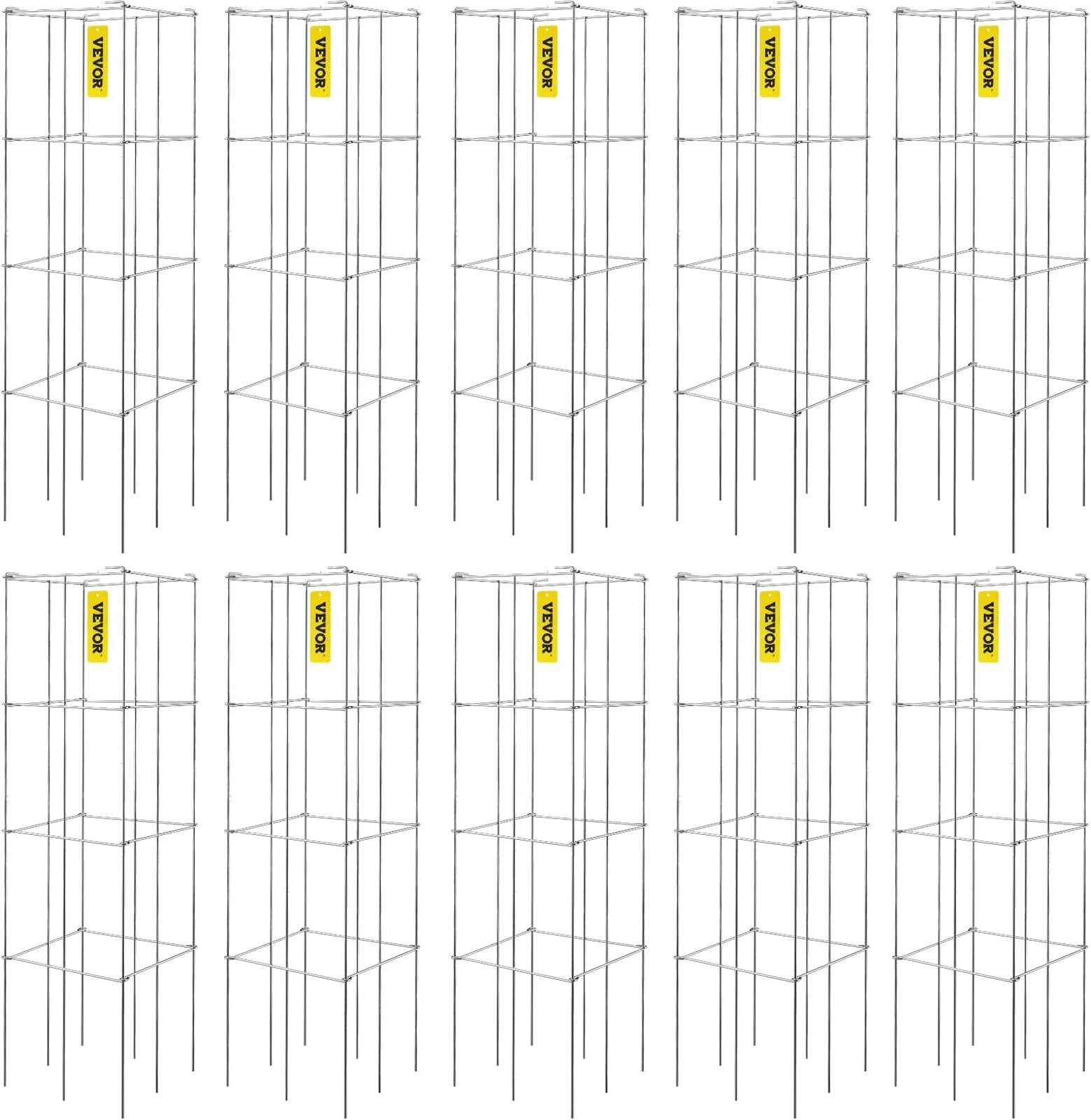 Tomato Cages Green 5 Packs