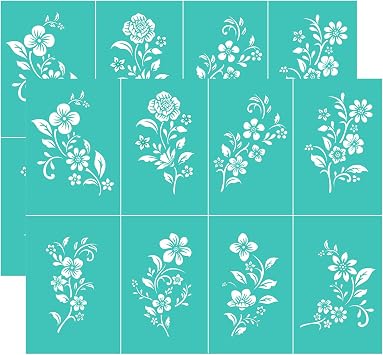 2Pcs Letters Pattern Silkscreen Stencil,Reusable Self-Adhesive Silk Screen Printing, for Decor/Printing on Wood/Fabric/Wall/Cup/Plate/Glass/Paper, Home Christmas Decorations Pattern 8.5x11inch