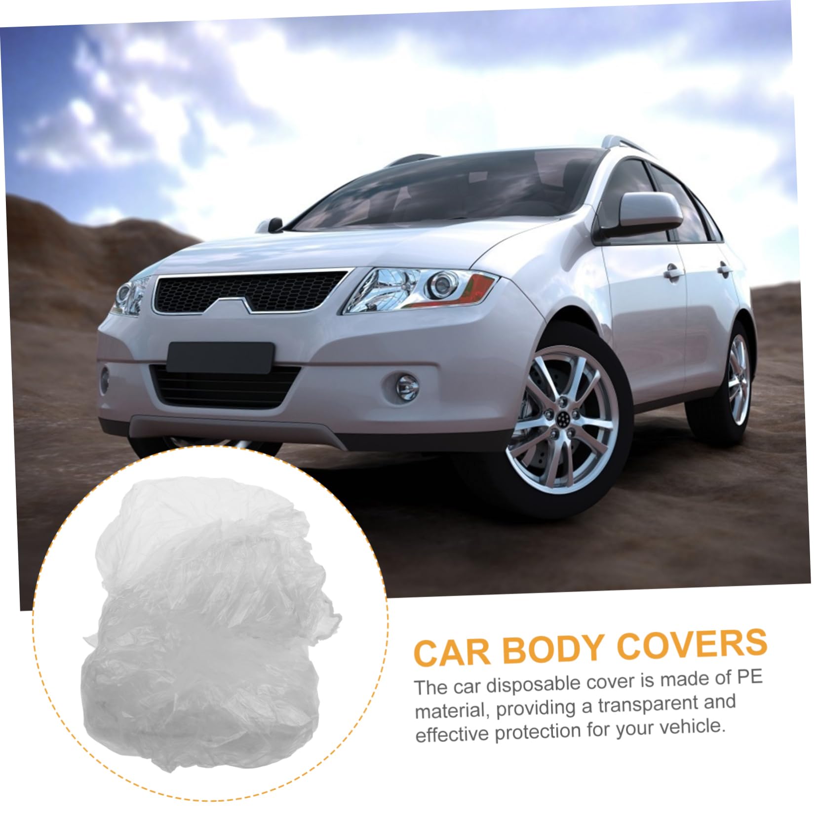 Cabilock All-Weather Car Protective Cover Outdoor Car Body Cover for Suvs and Fit for Full Coverage Against Rain — view 5