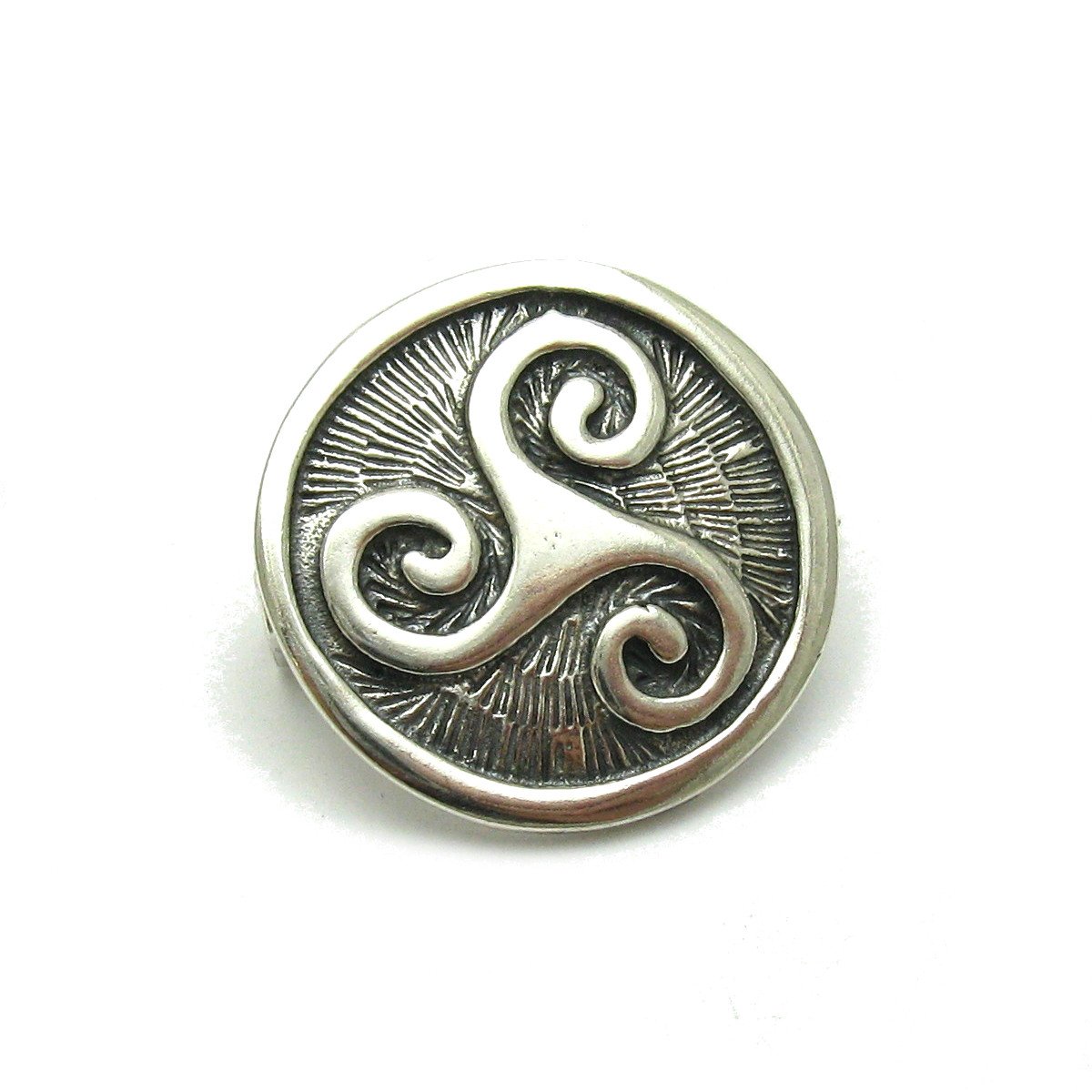 Sterling Silber Brosche Triskelion massiv 925 Empress