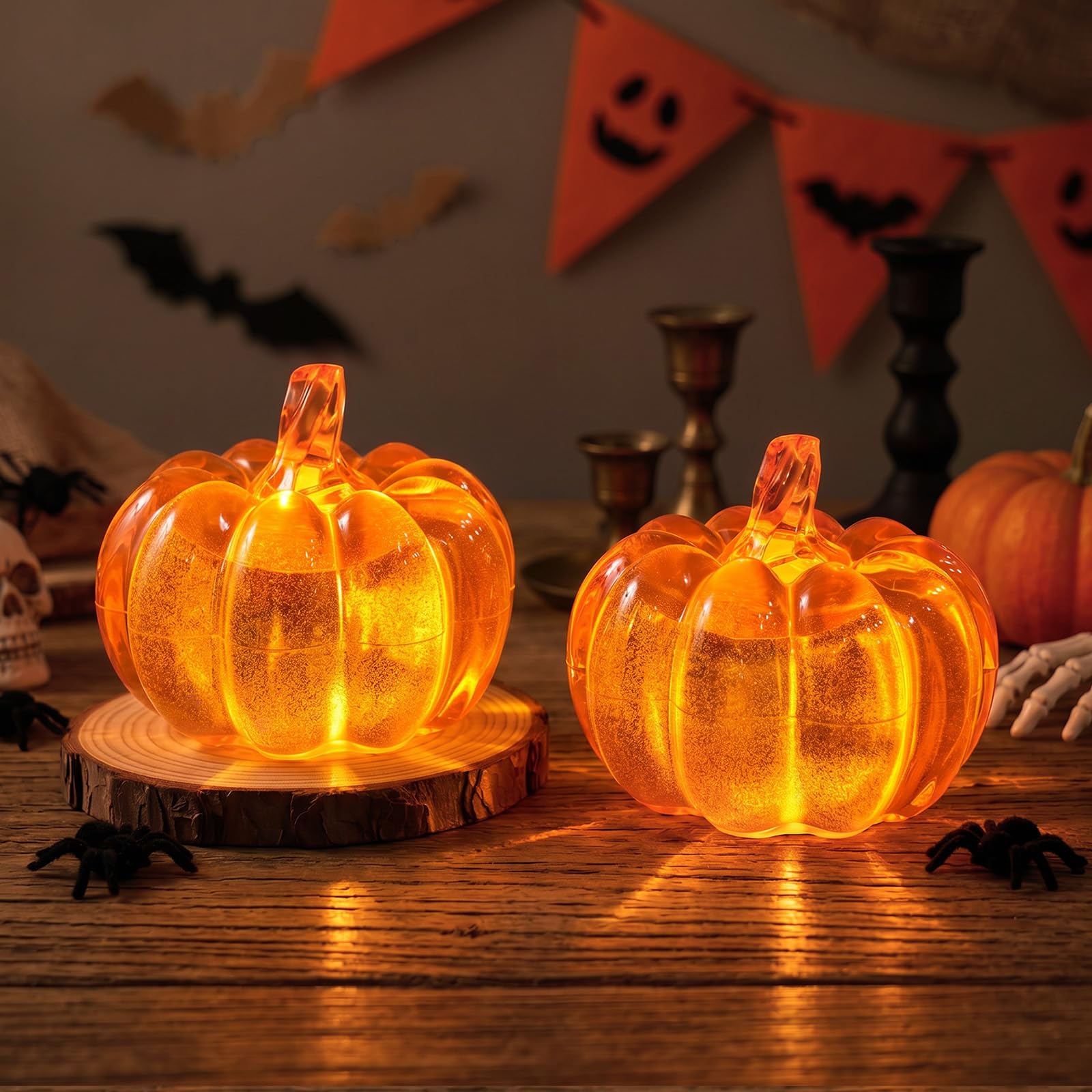 Halloween Pumpkin Led Light, Halloween Pumpkin Decoration, Boo Basket Gift