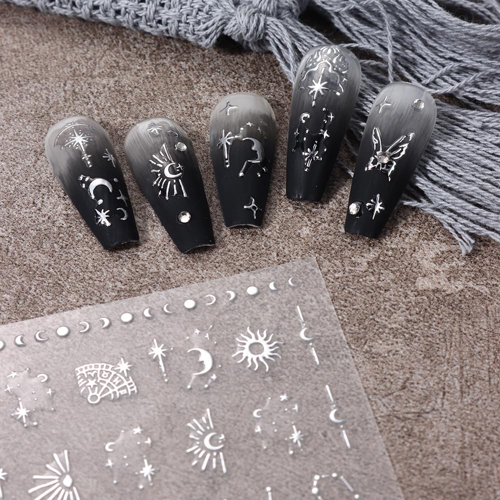 3dネイル ネイル ジェルネイル デコパーツ 星 月 ねこ ハチワレ 【公式