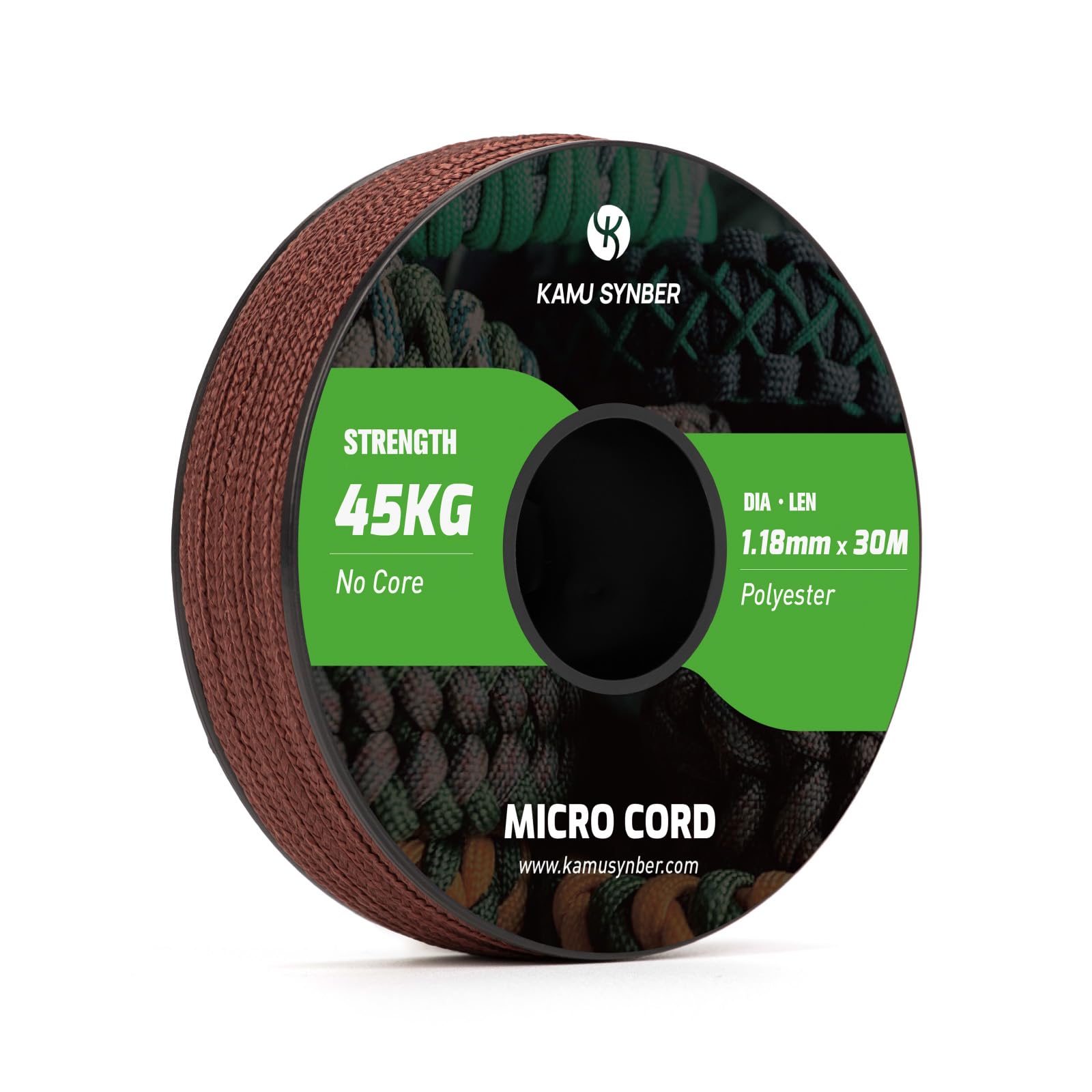 Kamu Synber Micro Cord 1.18mm Paracord Braided Rope 30m