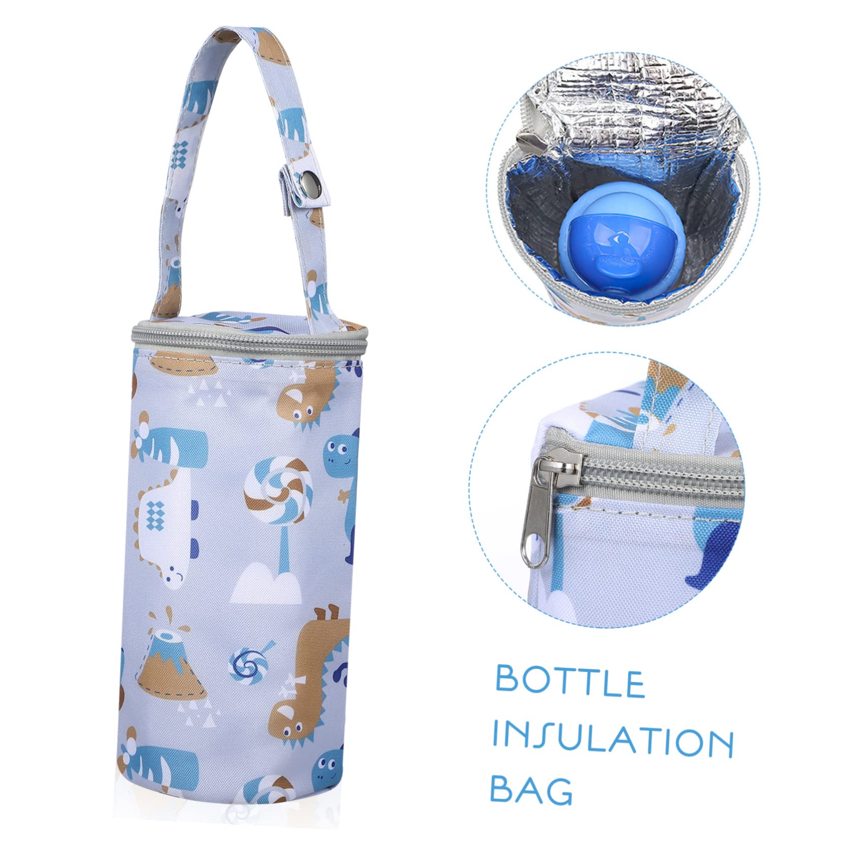 ifundom 6piezas Bolsa Térmica para Biberones Diseño De Dibujos Animados Soporte Aislante para Leche para Carro y Mochila Protección Térmica para Bebés