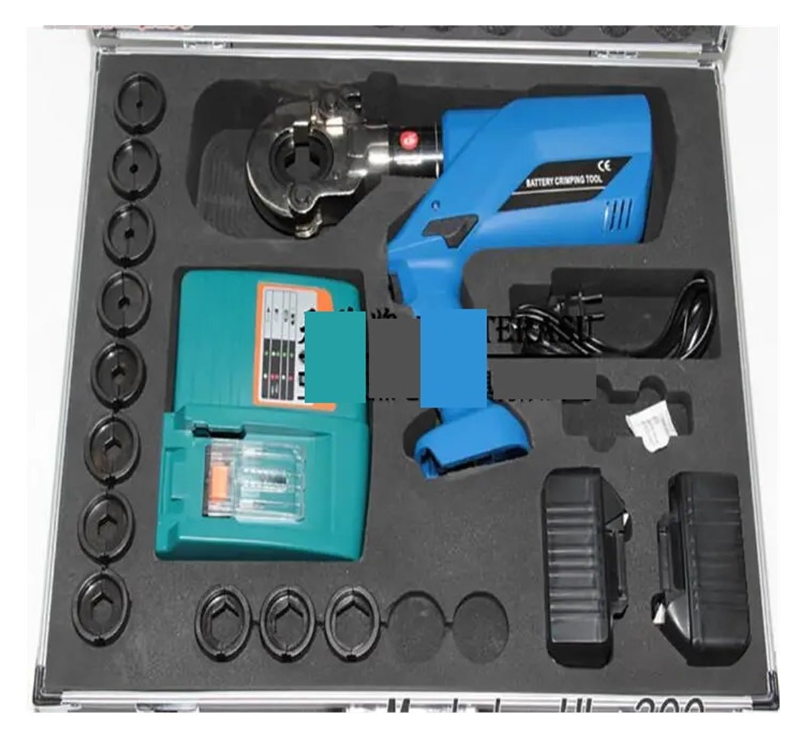 Alicates Hidráulicos, Alicates hidráulicos recargables HL-300 HL-400, herramienta de engaste hidráulica eléctrica alambre alimentados por batería 18V hidráulico(HL-400)