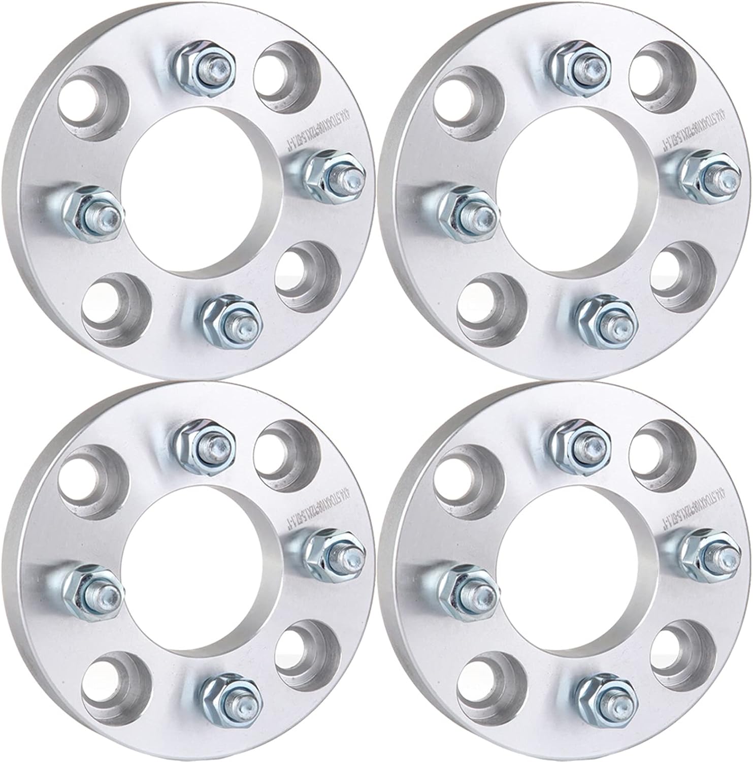 4PCS 1" 4x4.5 or 4x114.3mm to 4x100 4lugs Wheel adapters 12x1.5 Thread Pinch Fit for Vigor Legend for Galant