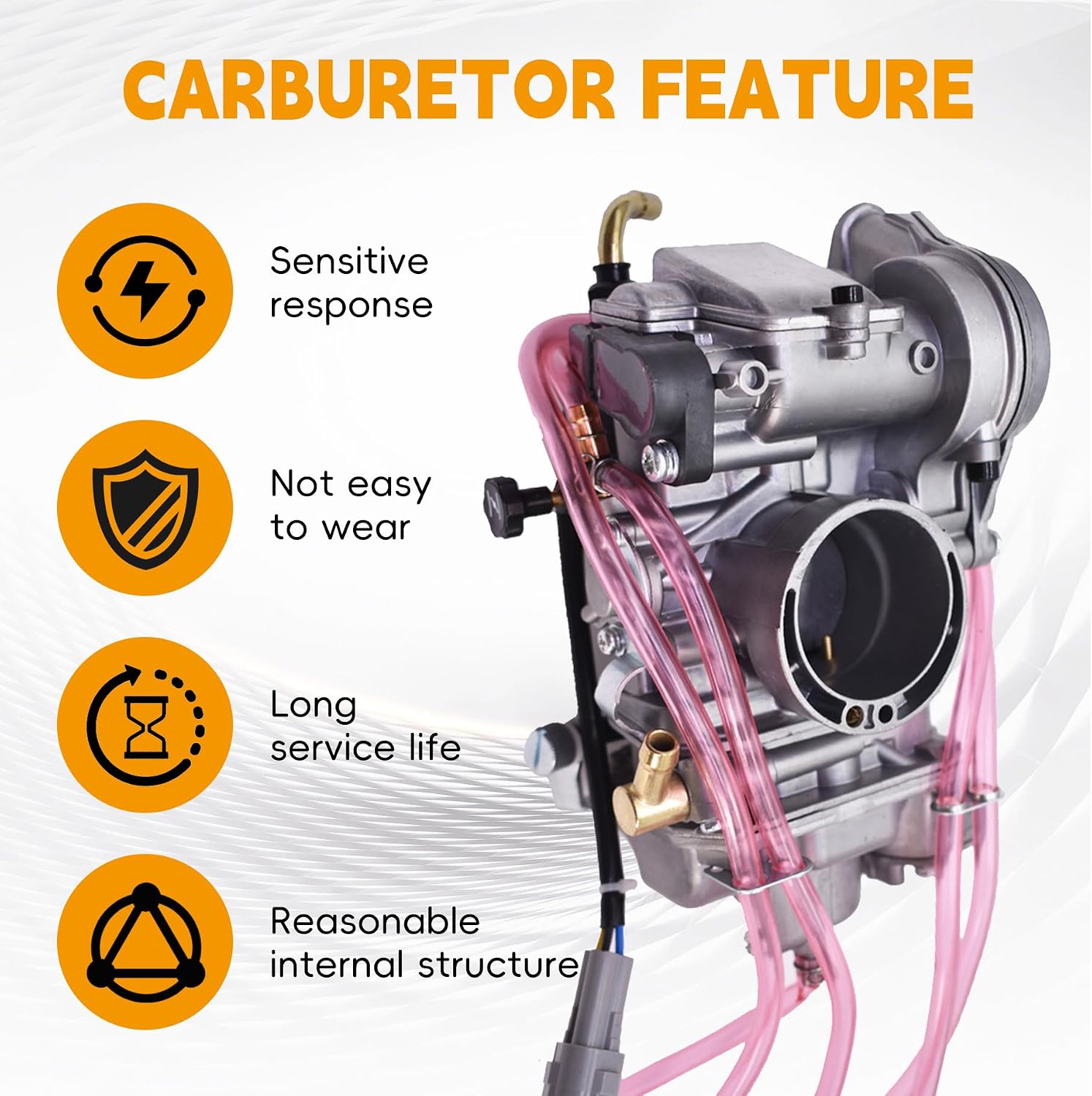 Carburetor Replacement for CRF450R 2002-2008 / CRF450X 2005-2014 / KX450F 2006-2009 / WR426F YZ426F 2001-2002 / WR450F 2003-2011