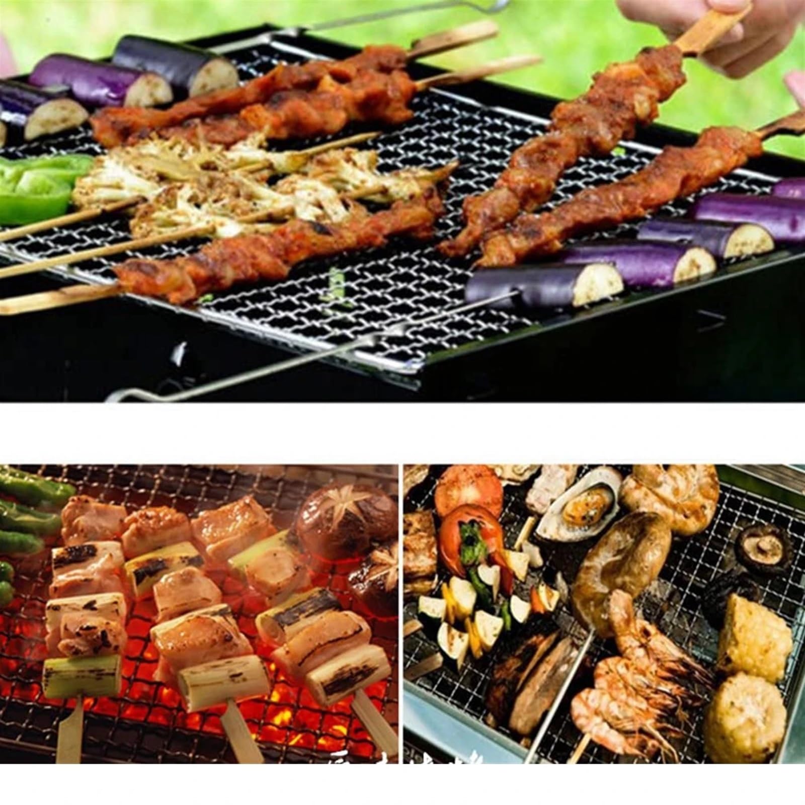Barbecuenet Non-stick BBQ Mat Grid 304 Rvs Ronde BBQ Grill Mesh Thuis