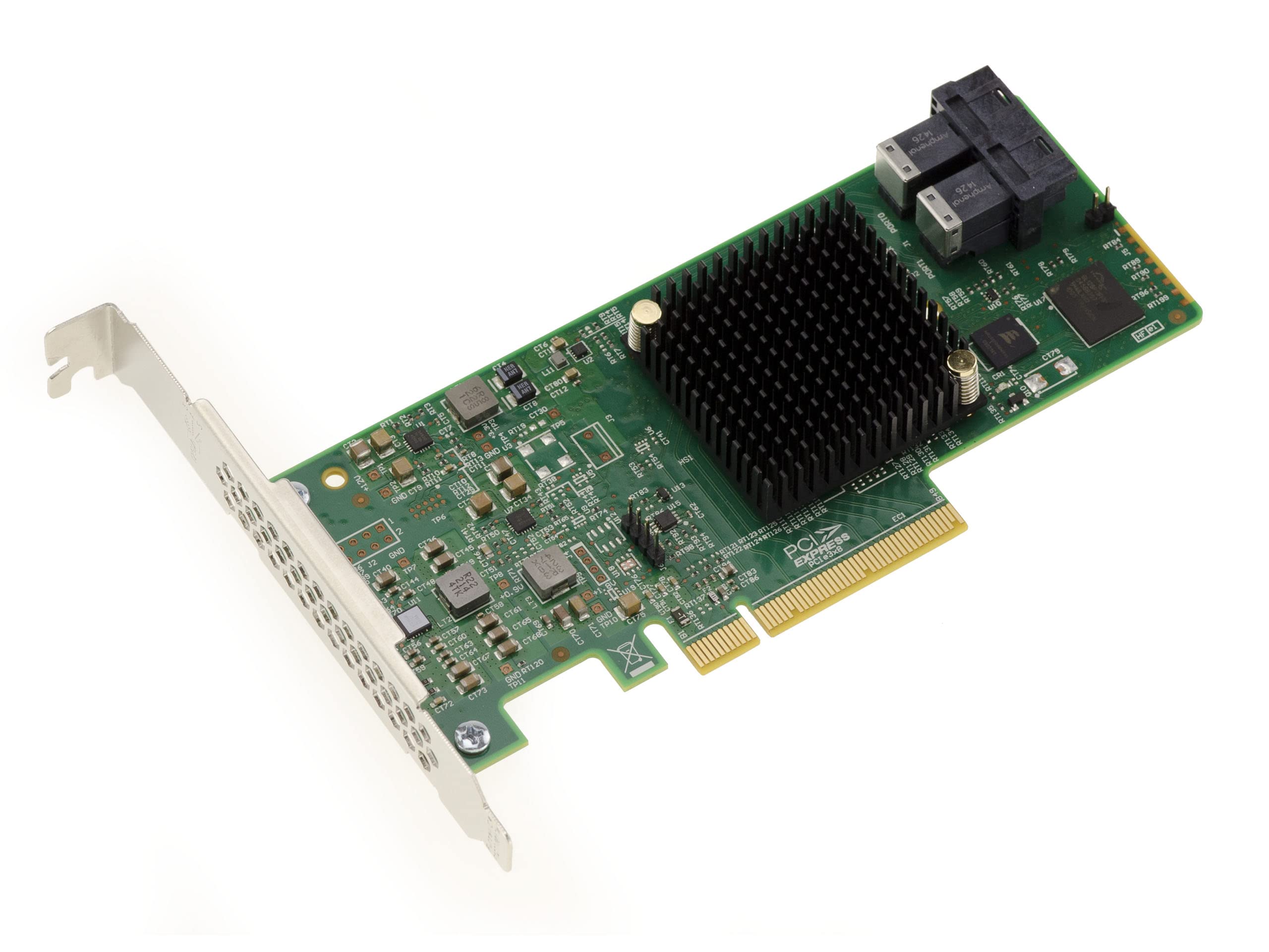 KALEA-INFORMATIQUE Scheda controller PCIe 3.0 SAS 12GB 8 porte interne. Modello OEM 9300-8i con chipset 3008 Fusion MPT 2.5 SAS