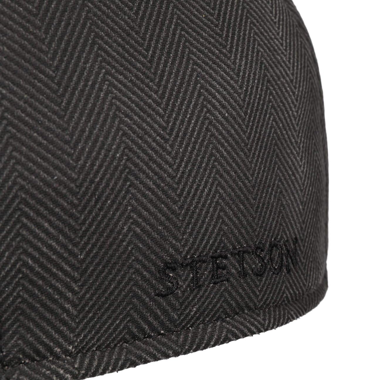 Stetson Herringbone Duck Coppola Spina di Pesce Multicolore Rivestito in Pile Uomo Autunno Inverno