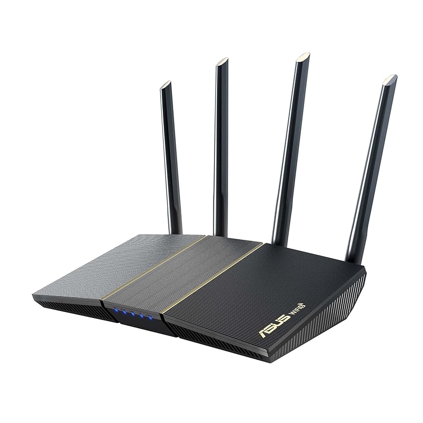 Immagine del prodotto ASUS RT-AX57 AX3000 AiMesh Dual Band Router Estendibile WLAN (WiFi 6, 1024-QAM, AiProtection, MU-MIMO, OFDMA, Controllo app)