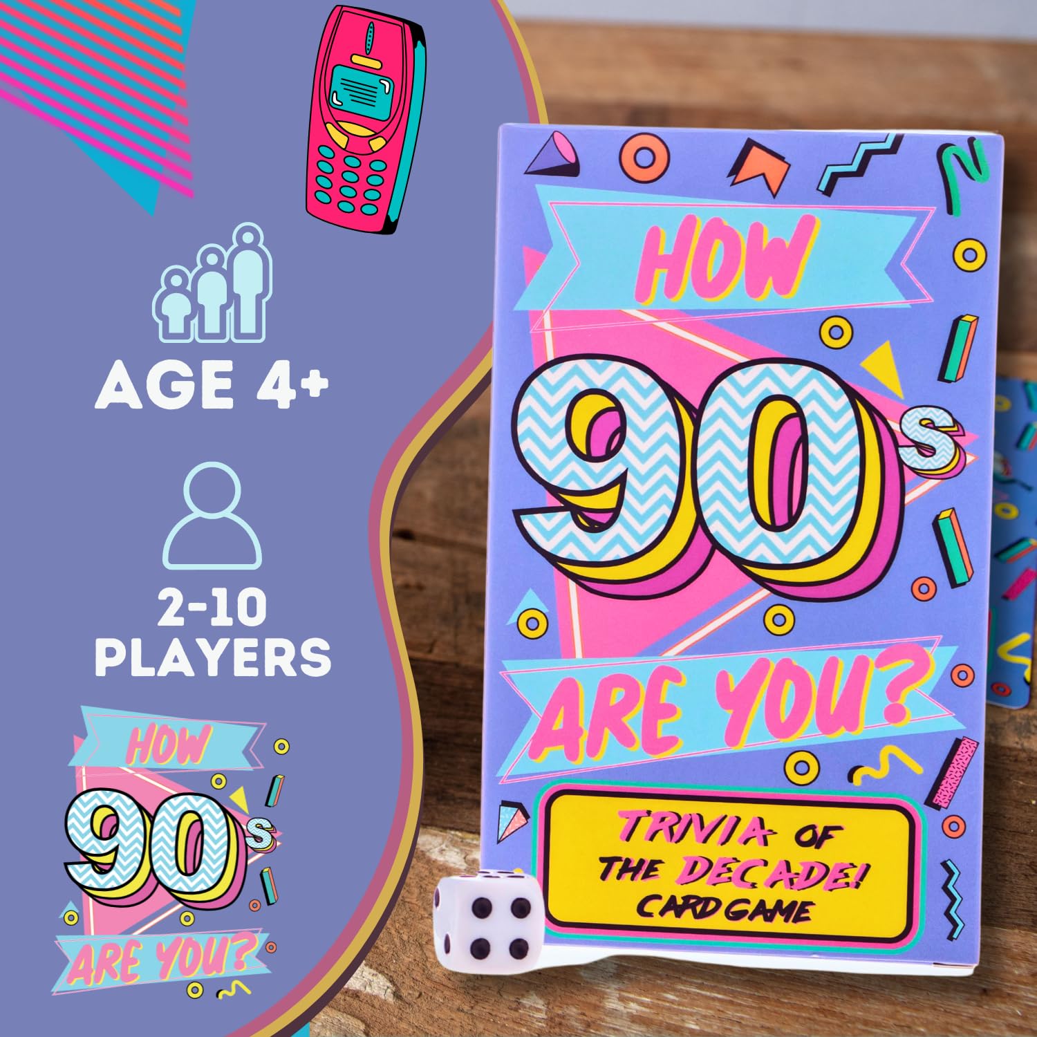 Boxer Gifts How 80's Are You? Juego De Cartas De Trivia De Los Años 80 | Divertidas Tarjetas Temáticas De La Década De Los Ochenta | Gran Regalo Para Amigos
