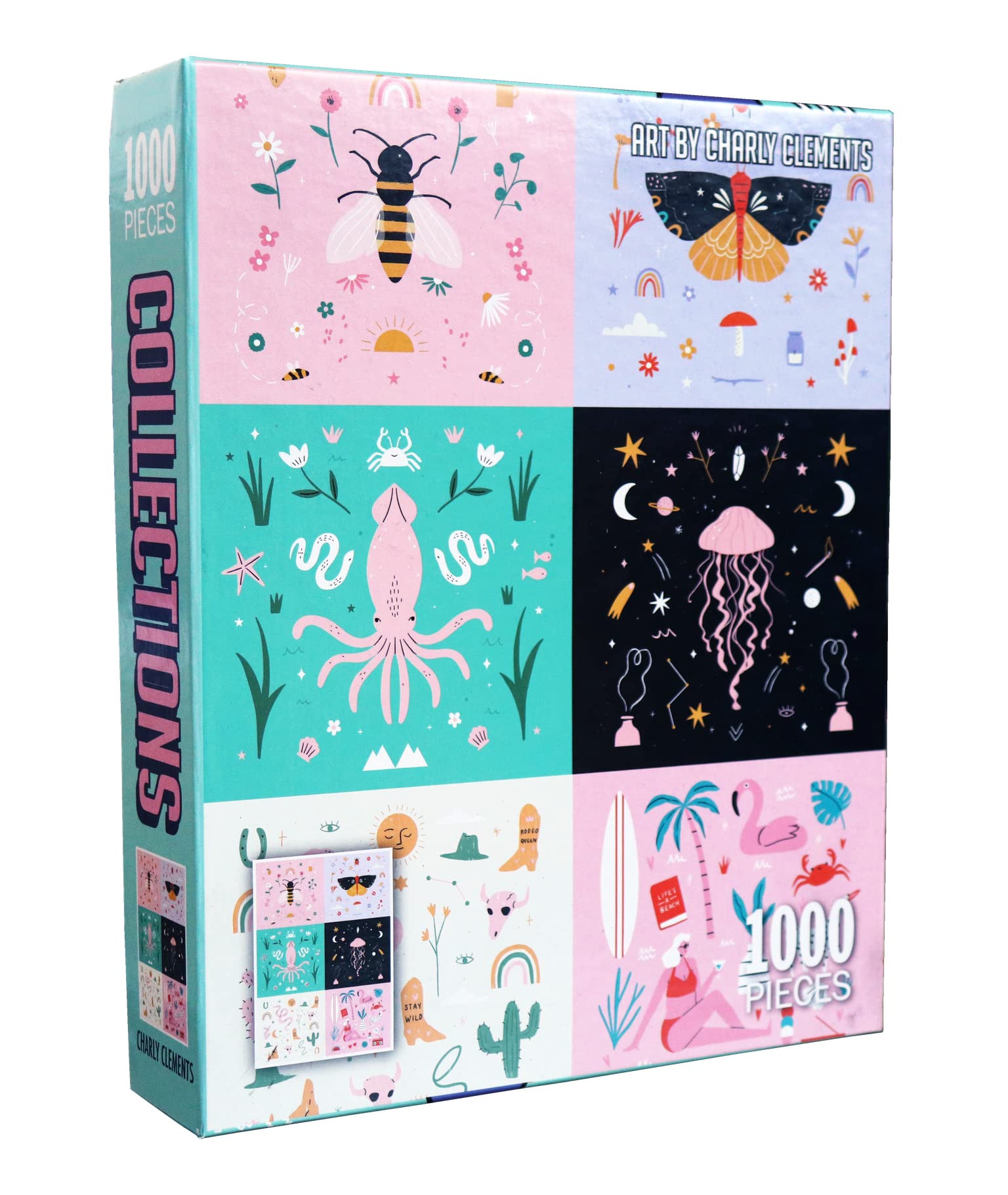 KESSde Bored Collections Jigsaw Puzzle | Frame-Worthy Artist-Inspired | 1000 Piece Jigsaw Puzzle for Adults and Families Ages 12+