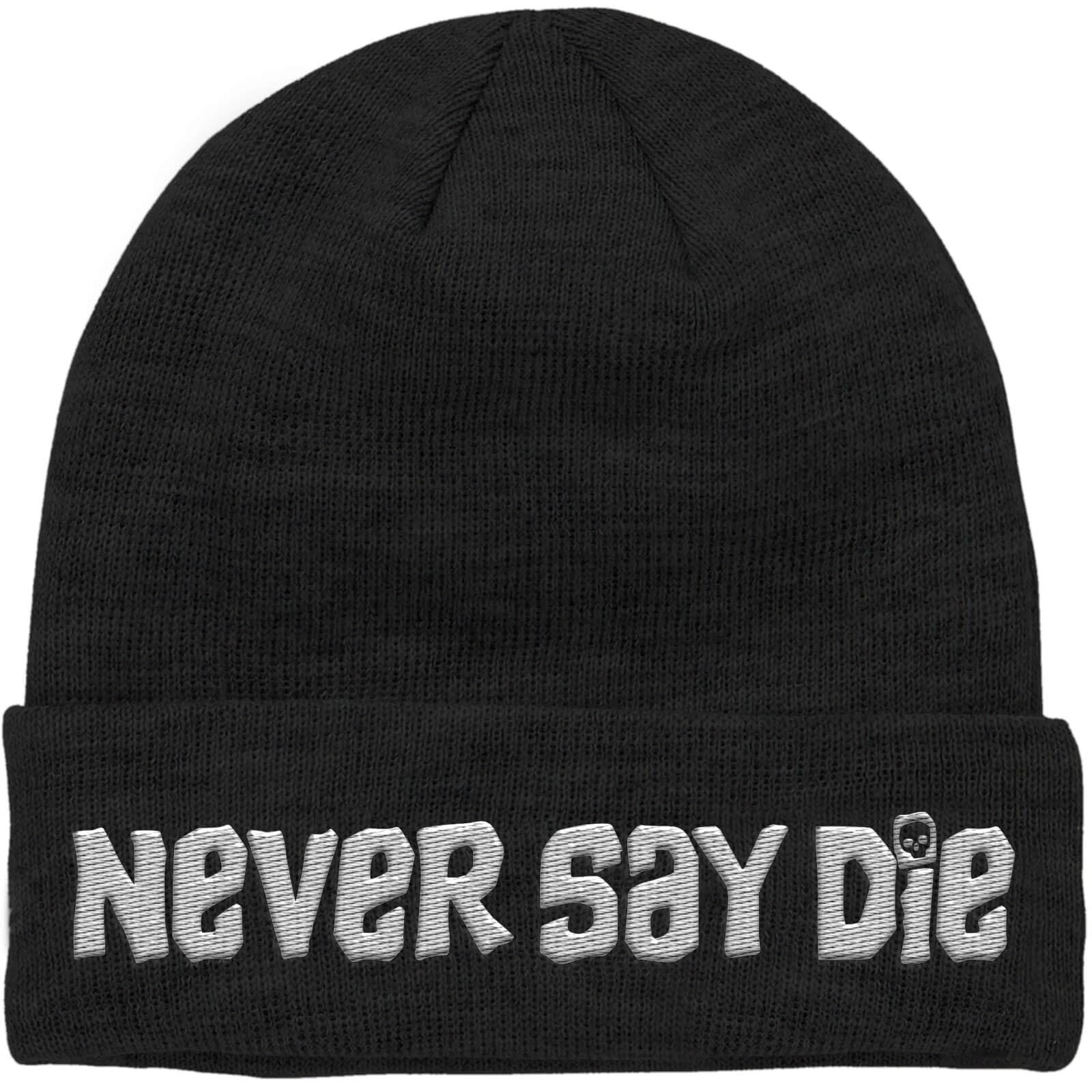 Zavvi The Goonies Never Say Die Embroidered Beanie - Black
