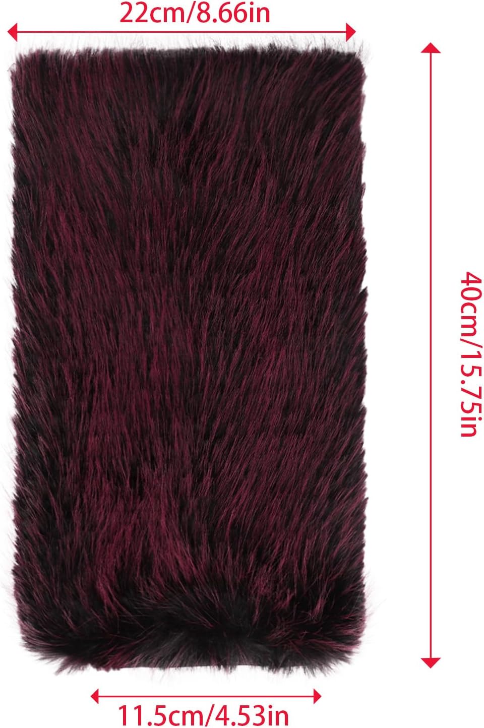 JIAHG Womens Furry Faux Fur Leg Warmers Cozy Plush Long Fleece Boot Cuff Covers for Fancy Dance Party Clubwear Costumes Props - Image 4