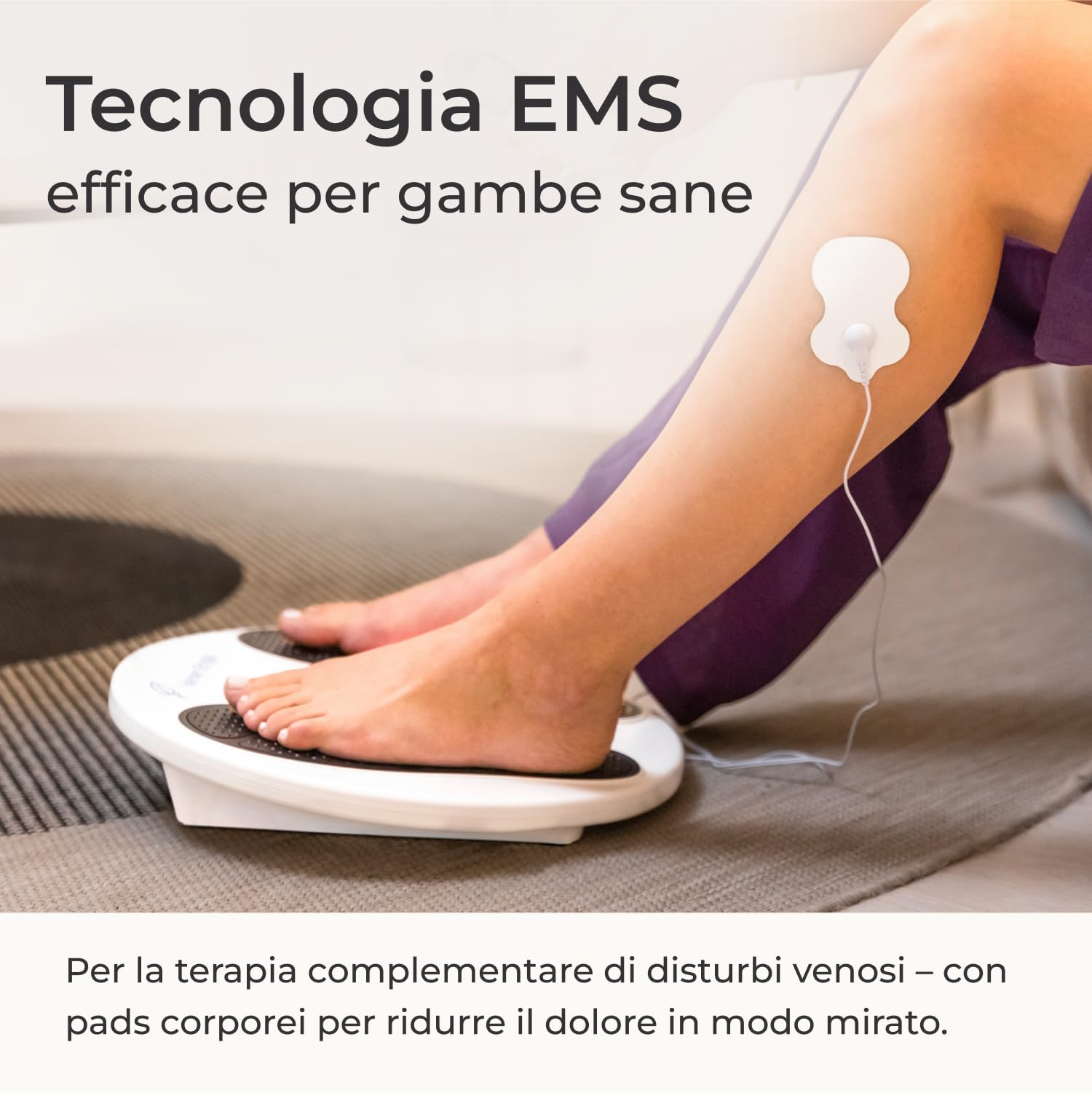EMS Vene Board Stimolatore di circolazione | Supporta il trattamento del dolore alle gambe e gonfiore, convulsioni | Terapia EMS stimolante | Migliora la circolazione sanguigna