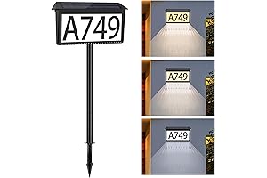 Solar Address Stake: The Illuminated House Marker