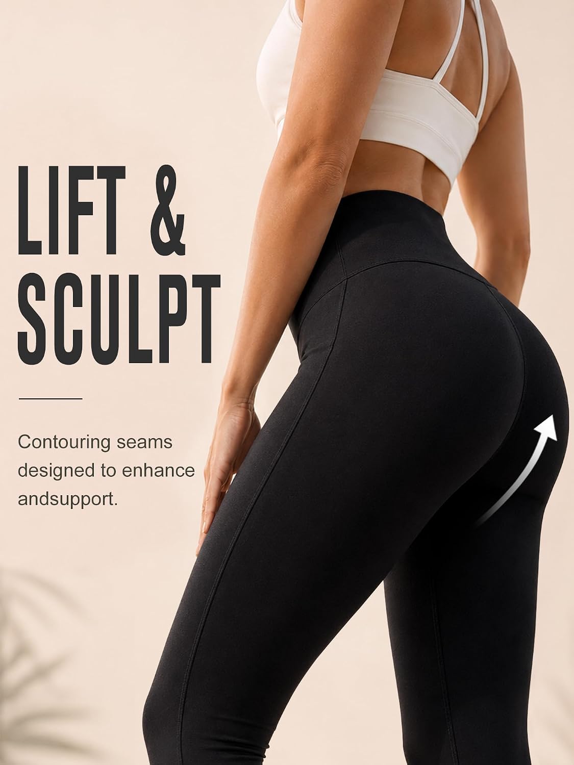 Bluemaple High Waisted Leggings for Women - Full Length Tummy Control Buttery Soft Yoga Pants for Workout Athletic
