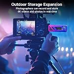 Fanxiang 512GB USB Clé USB portable SSD,Ultra-rapide 2050MB/s Externe sd, USB 3.2 Groupe 2×2, USB-A + Type-C, Compact et Durable, Externe Solid State Drive pour iPhone15,16/Android/Mac/PC, FF958