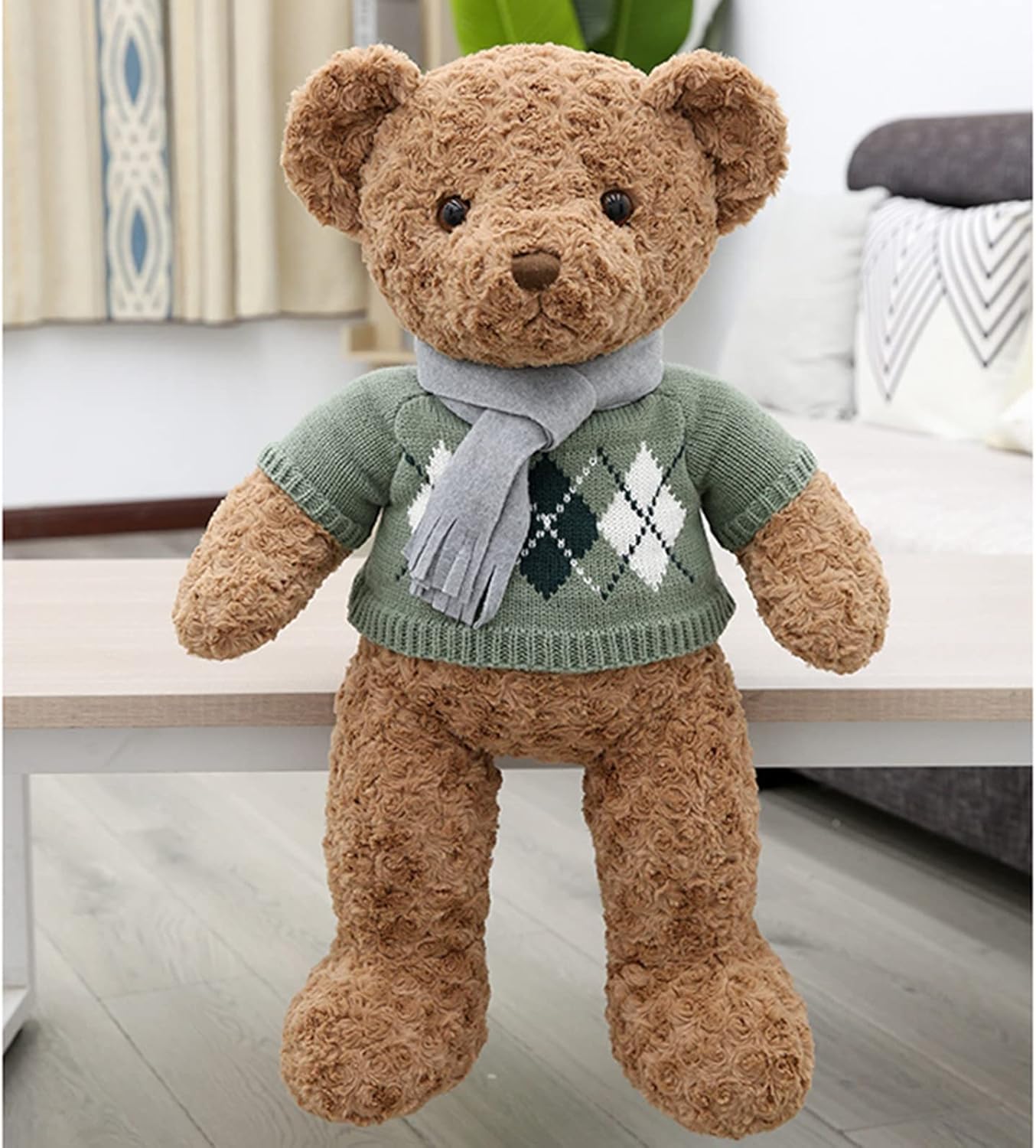 永遠の定番 テディベア 抱き枕 大きい 添い寝まくら 可愛い アニマル 動物 ぬいぐるみ クッション 低反発 おもちゃ もこもこ 柔らかい ロング枕 洗える ピンク 横向き寝 昼寝まくら 気持ちいい 60cm 一人暮らし 寝具 雑貨 お祝 出産 癒し系 ブラウン クマ