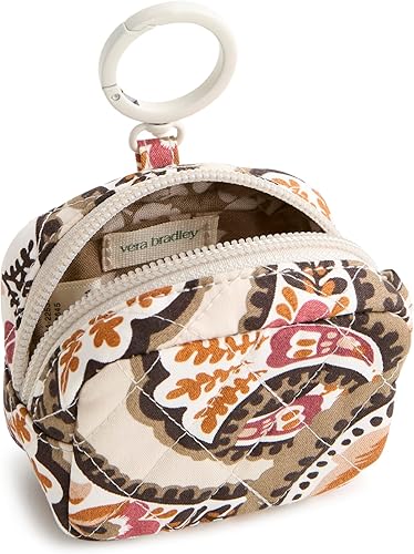 Miniatura 3 de Dije para bolsa de auriculares con cremallera de algodón prémium Paisley floreciente,North Star Sky,Cinta a cuadros,Paisley estrellado,Entramado de