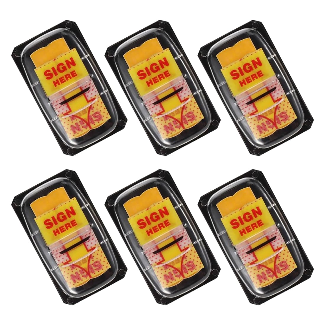 LAWALEISHE 300PCS Sign Here Tabs, Stickers with Arrow, Adhesive Tabs for Reminder Documents, Notebooks, Home Office, School Supplies