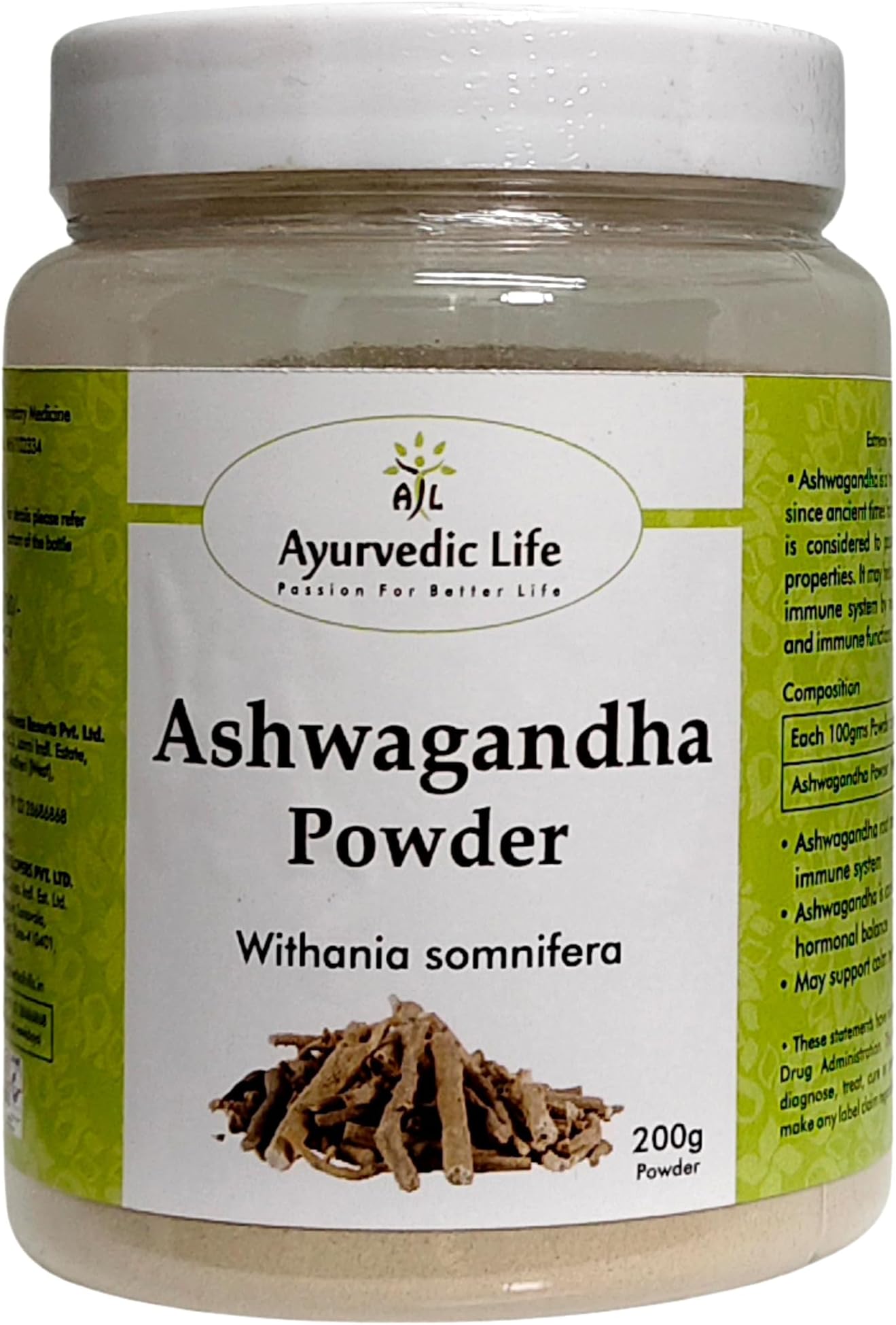 Organic Ashwagandha Powder 200 Gms Pack of 1