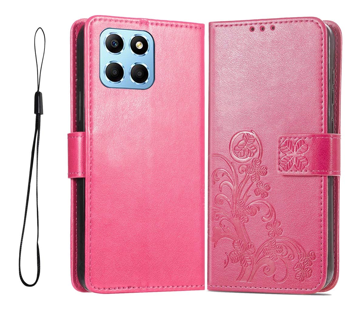 Cover per Honor X8 5G/X8A, Portafoglio RFID Piccolo Portafogli