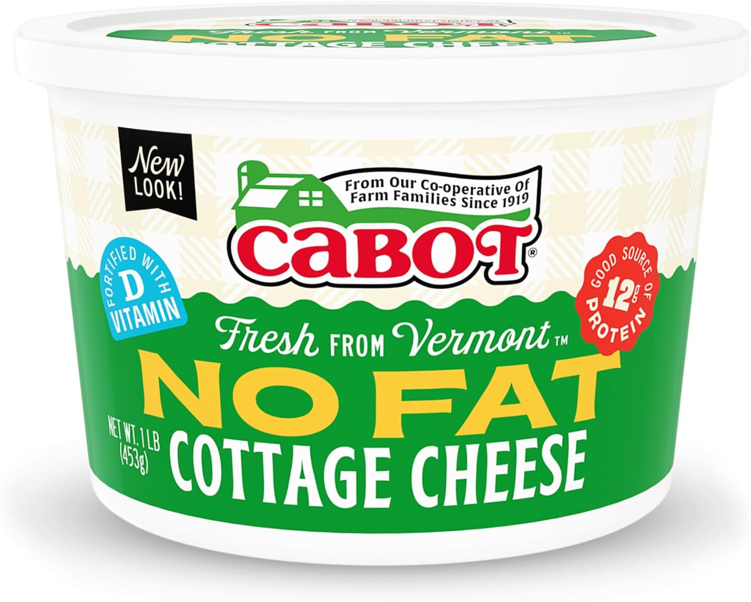 Cabot Cottage Cheese Non Fat, 16 oz