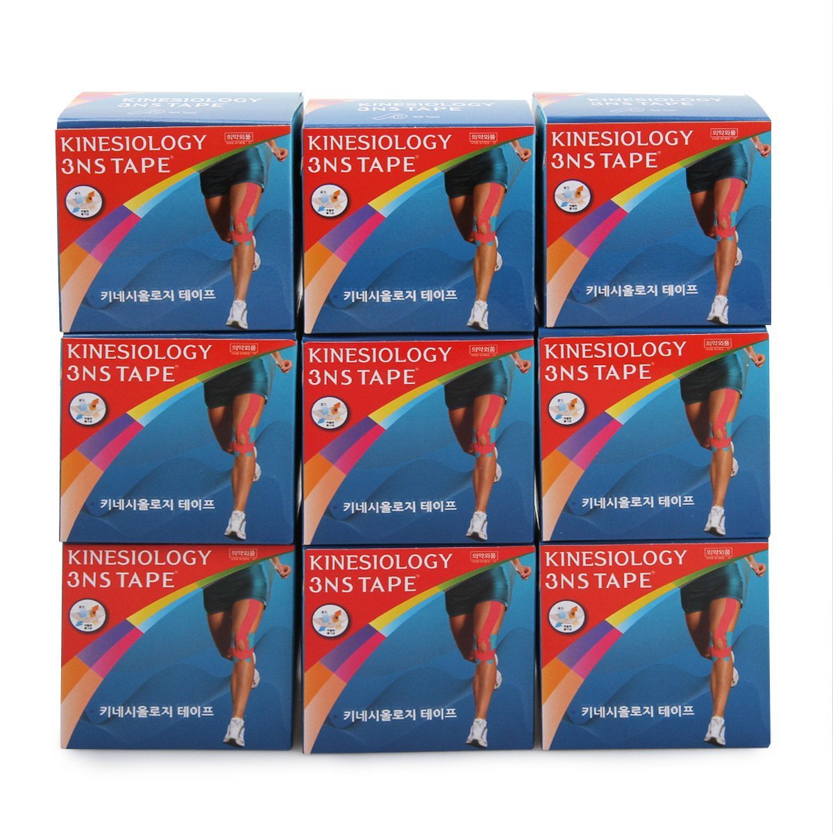 Kinesiology Physiotape Athletic Therapeutic Sports Muscle Care Tex Tape 2Inch x 16 4Ft Random 9 Rolls