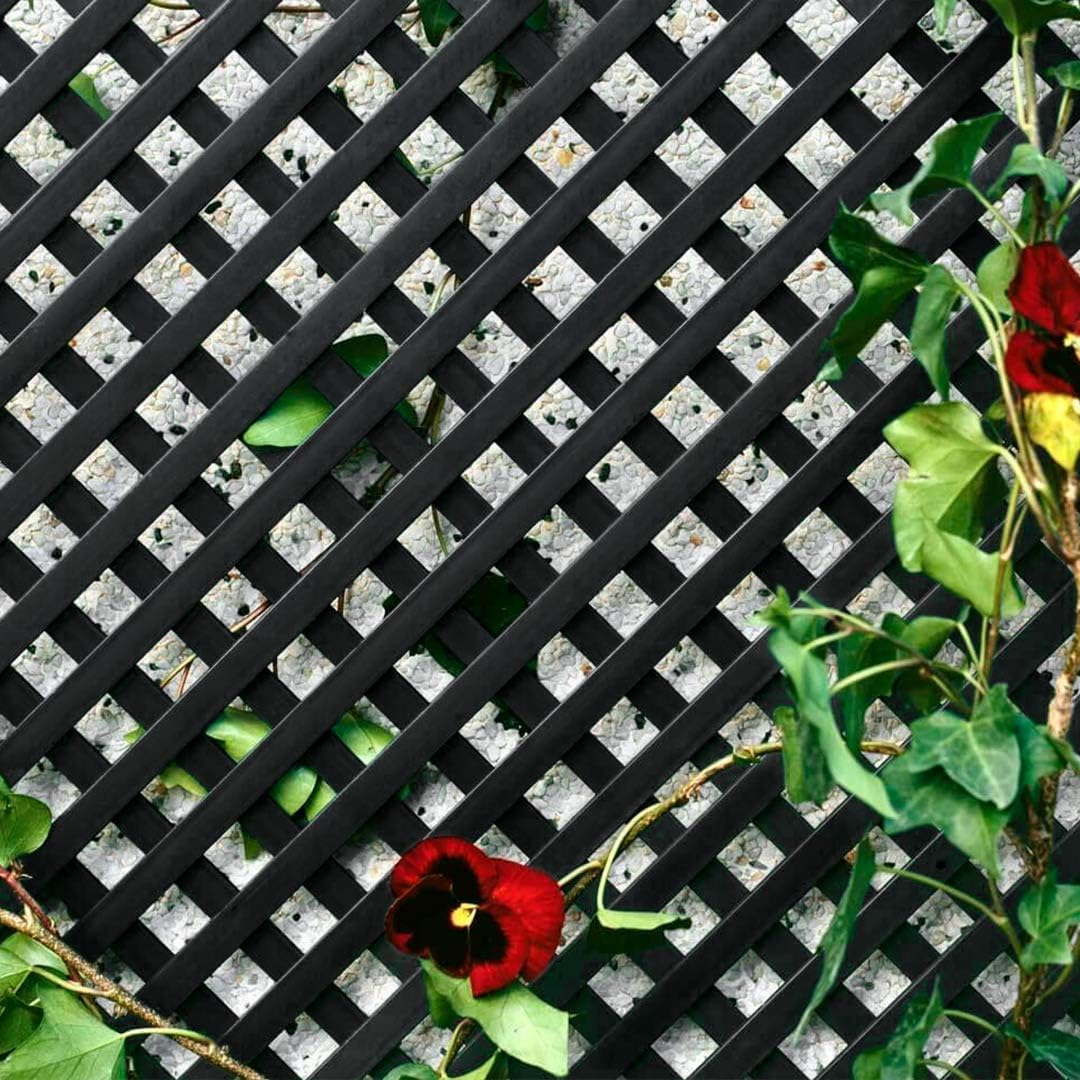 Nortene | Celosia Pvc 18 Mm 0.8x1.2 M Antracita | Decoración Exterior | Jardinería | Perfecto Para Ambientes Modernos