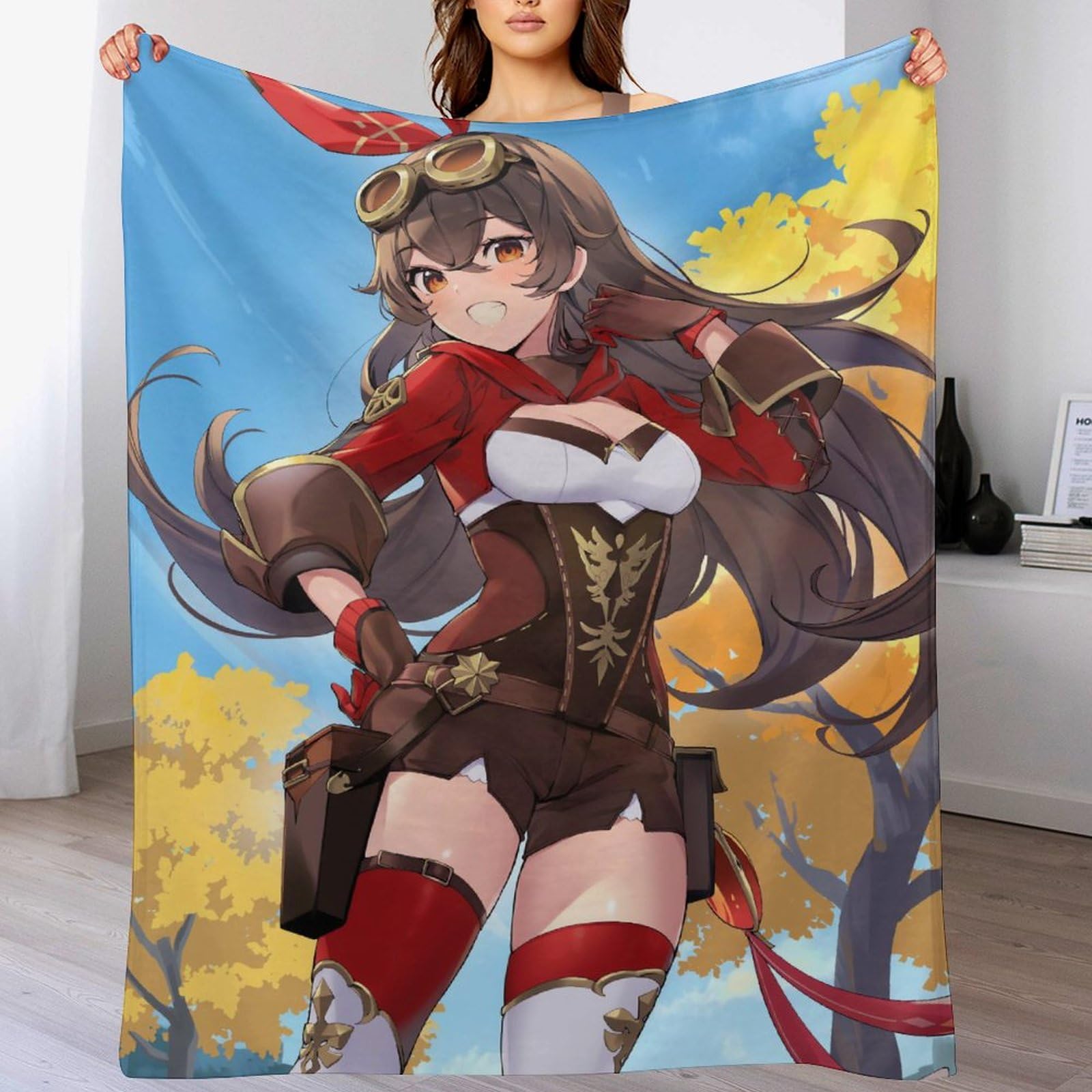 原神　ブランケット Amazon｜原神-ピンクの髪の蛍ブランケット 毛布40