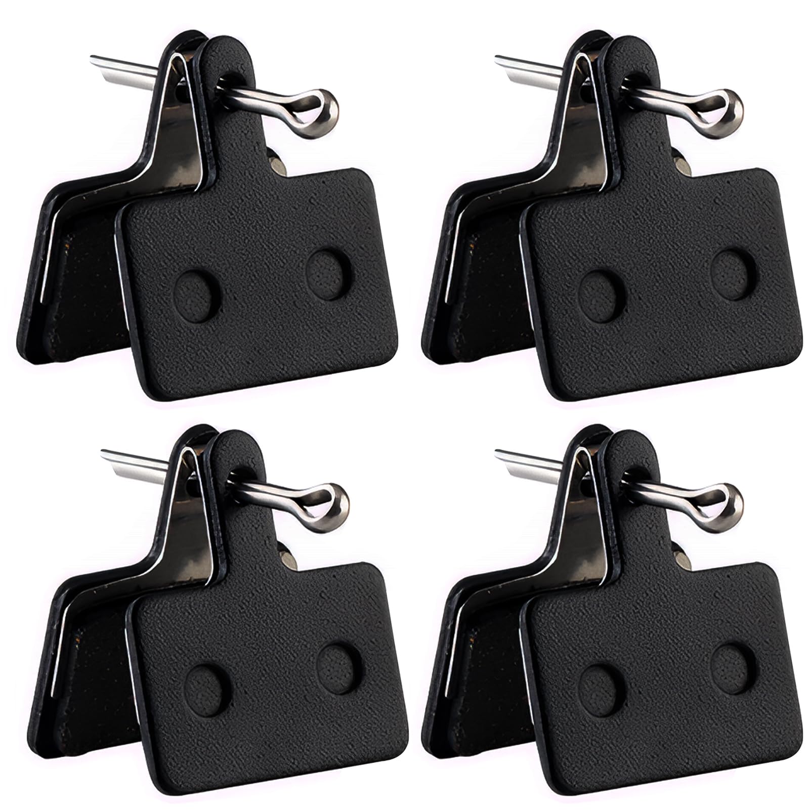 Lot De 2 Paires Plaquettes Frein VTT Semi-métalliques - Compatibles Shimano B01S/B03S/Tektro - Haute Performance, Réduisent Le Bruit
