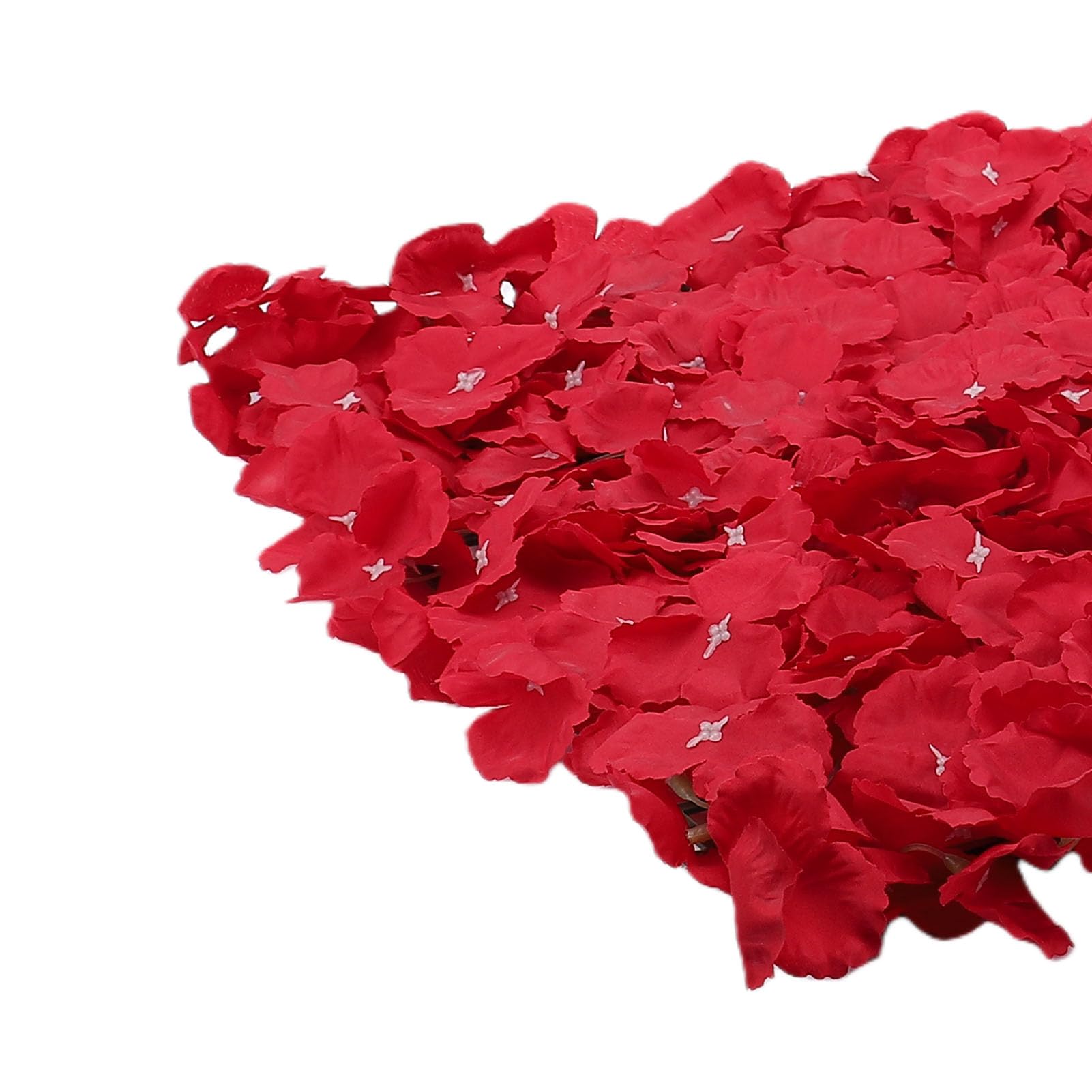 Künstliche Hortensien-Blumenwand-Hintergrundpaneele für Hochzeitsdekoration, 12er-Pack, 60 X 40 cm |Wiederverwendbarer und Einfach Aufzubauender Dunkelroter Seidenblumen-, Romantische