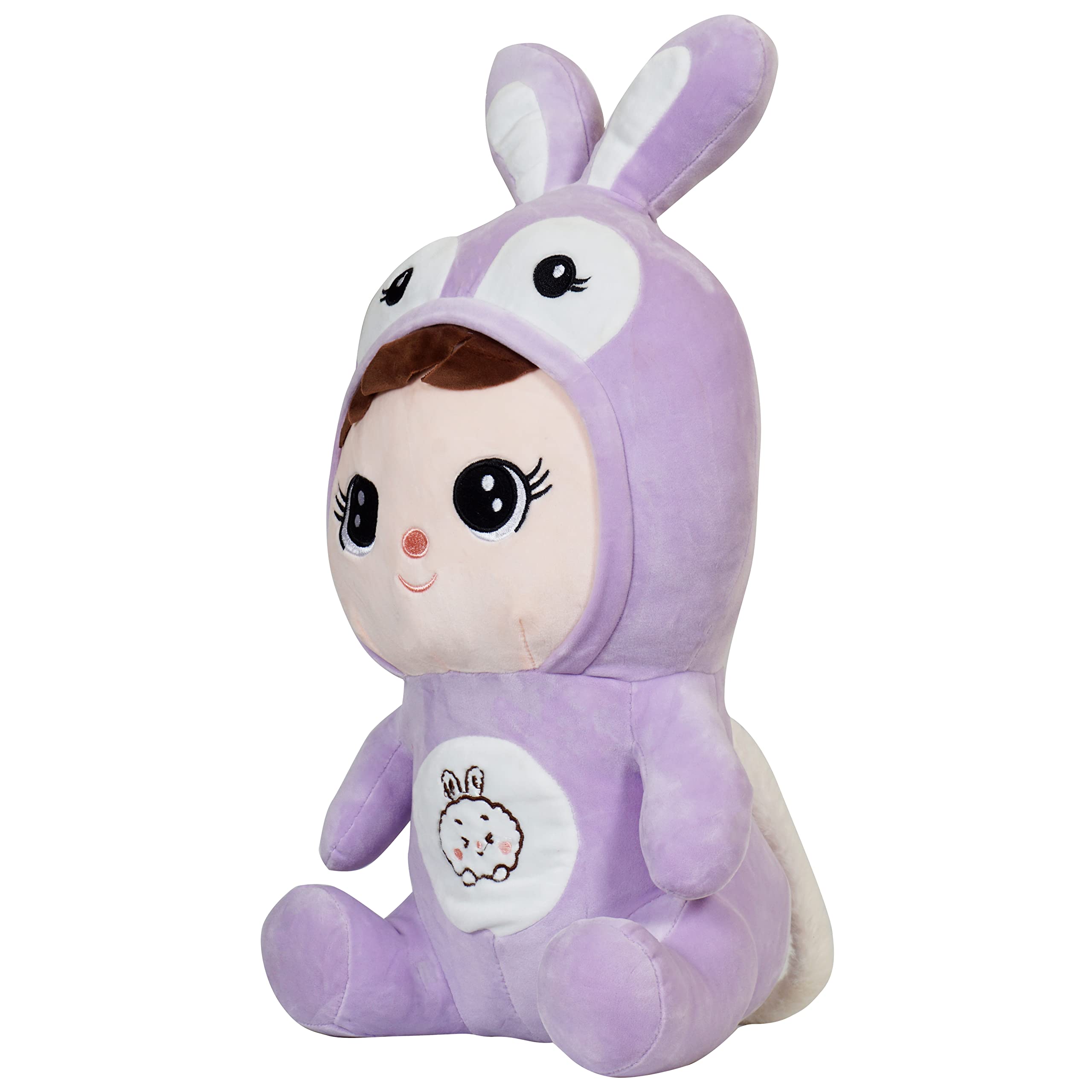 Ultra Soft Dress Up Bunny Toy Cream - Height 43 cm... (Large, Purple) (B0B61F554K) Amazon Price History, Amazon Price Tracker