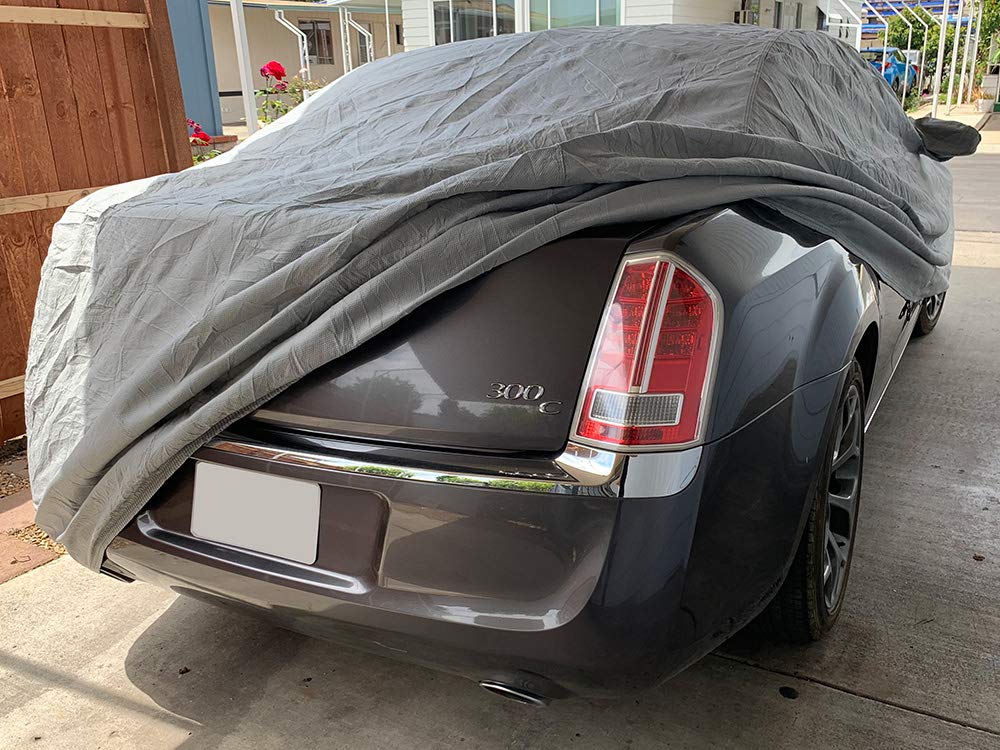 CarsCover Custom Fits 2011-2022 Chrysler 300 300C Sedan Car Cover Heavy Duty Weatherproof Ultrashield Covers — view 8