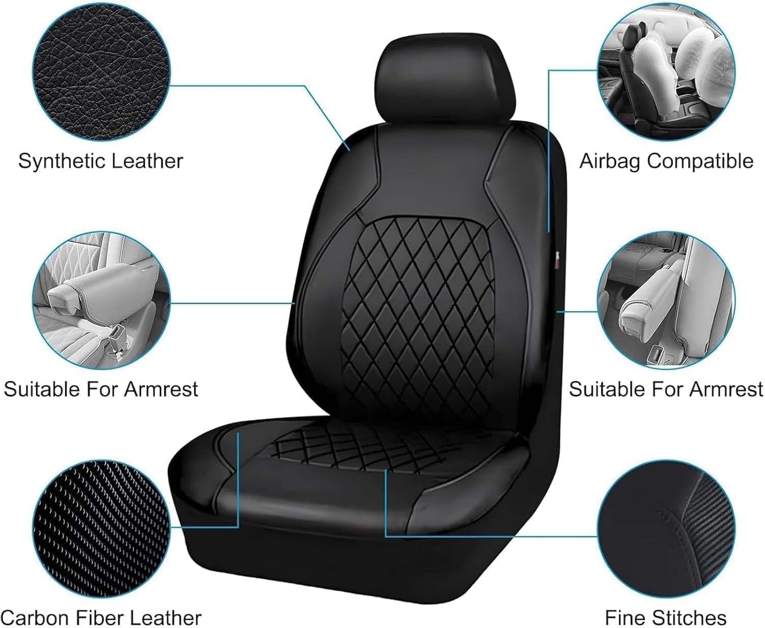 Booda Brand Fundas de Asiento para Volvo V70 III SE Lux Edition D3 2007-16