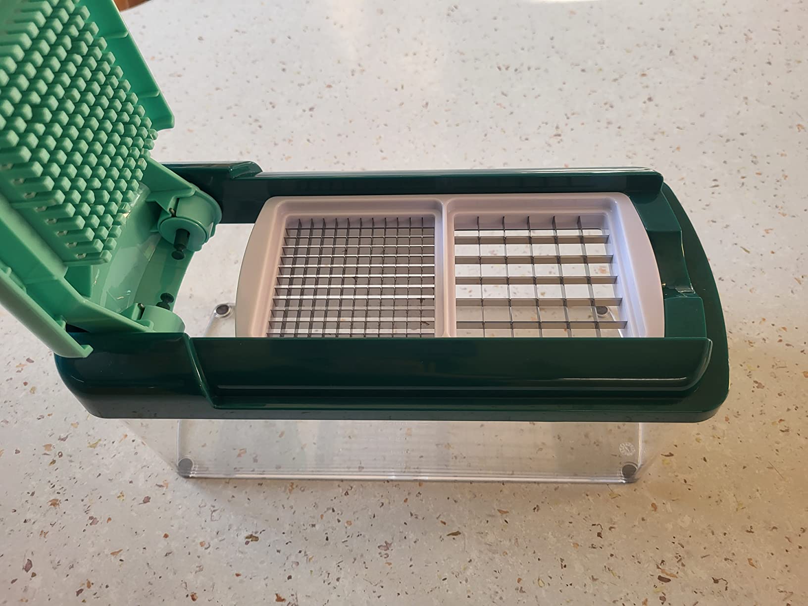 Genius Gemüsemesser Nicer Dicer Plus Messereinsatz, 6 x 6, 12 x 12 mm